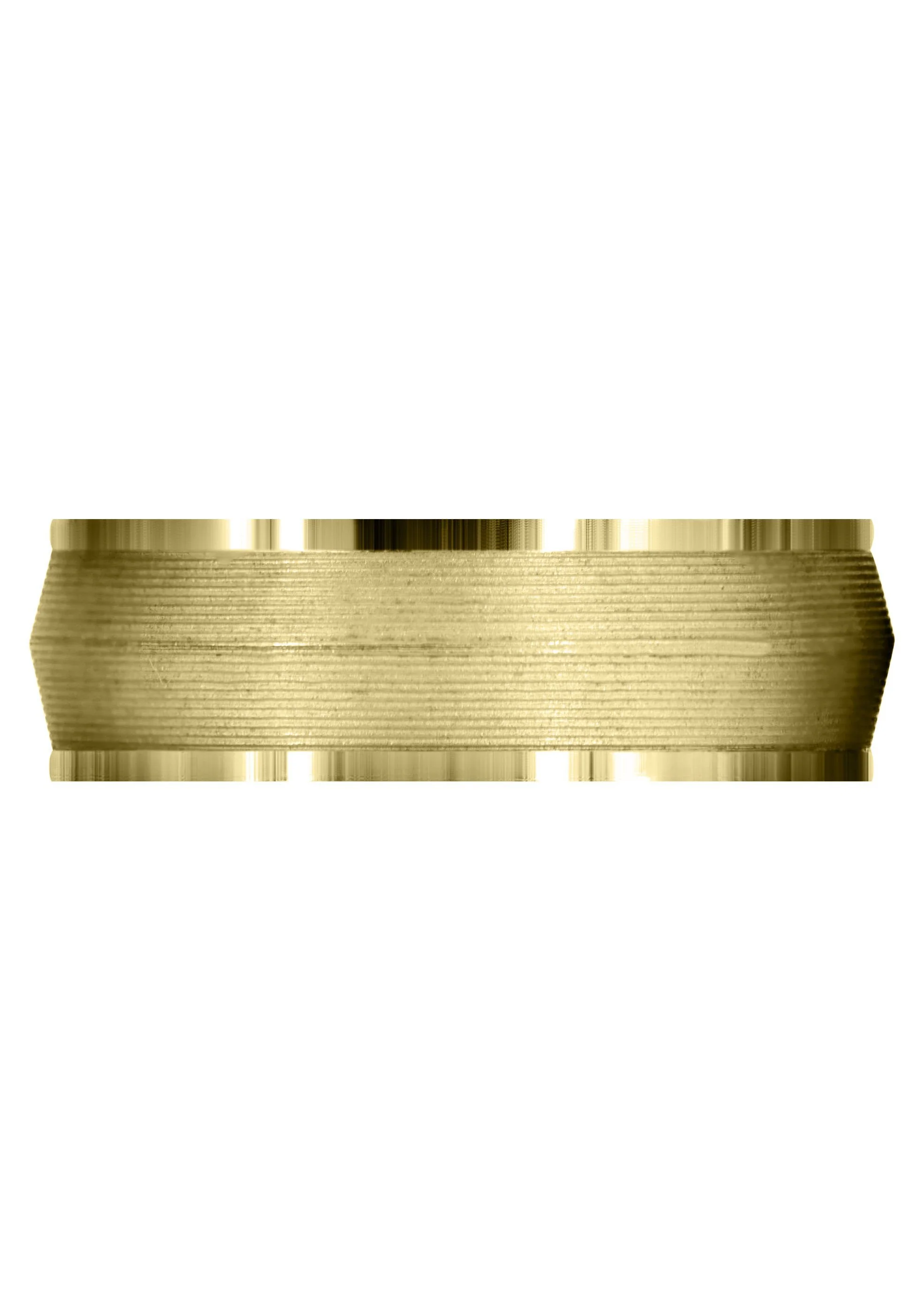 Yellow Gold Carved Modern Mens Wedding Band | GB / High Polish Finish (Connor) - Image 2