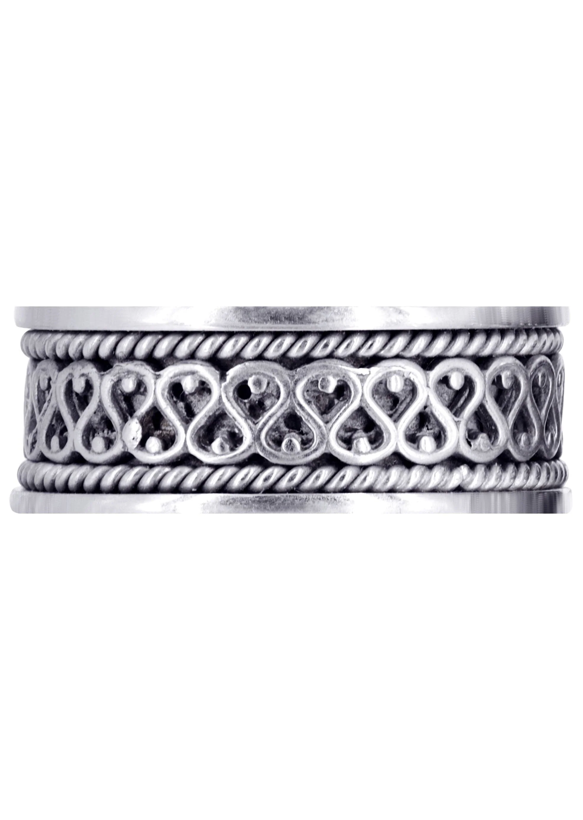 Celtic Unique Mens Wedding Band | High Polish Finish (Sean) - Image 2