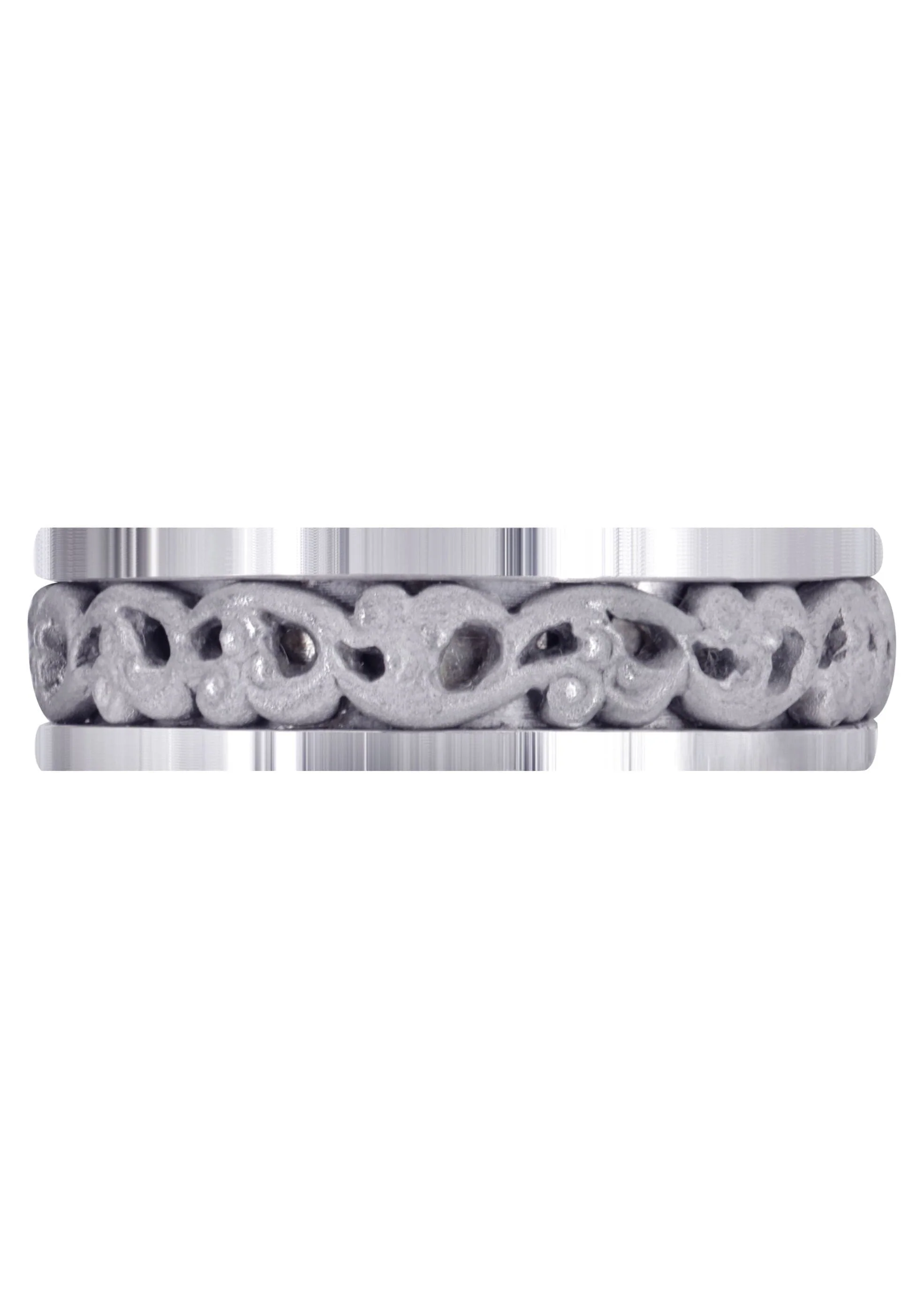 Celtic Mens Wedding Band | Sand Blast Finish (Everett) - Image 2