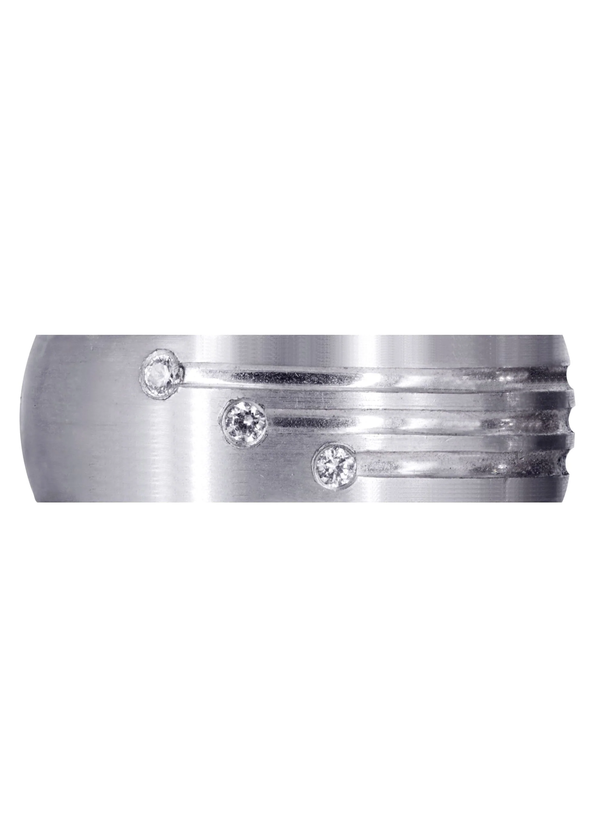 Classic Diamond Mens Wedding Band | 0.12 Carats (Gunner) - Image 2