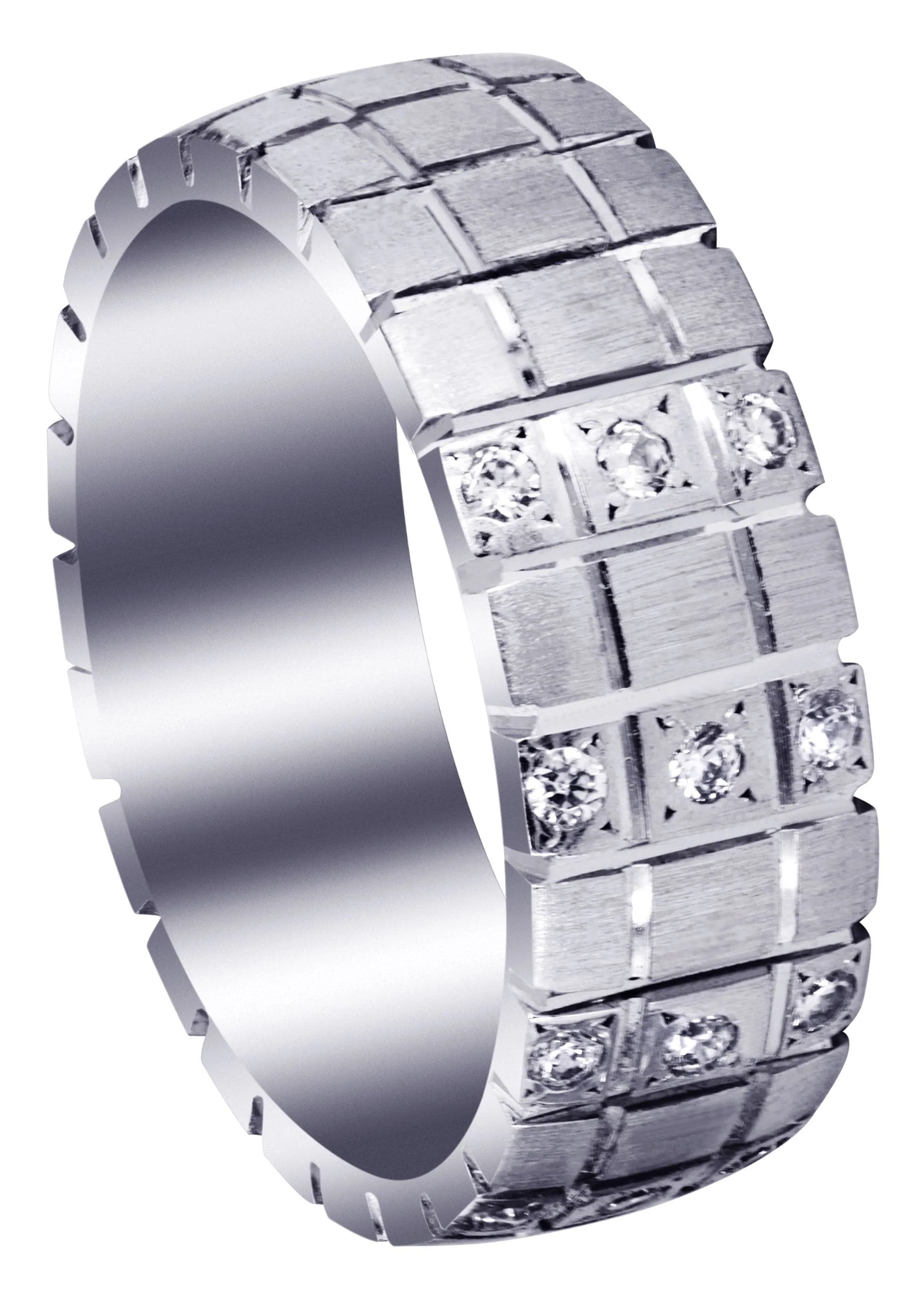 Classic Diamond Mens Wedding Band | 0.18 Carats (Myles)