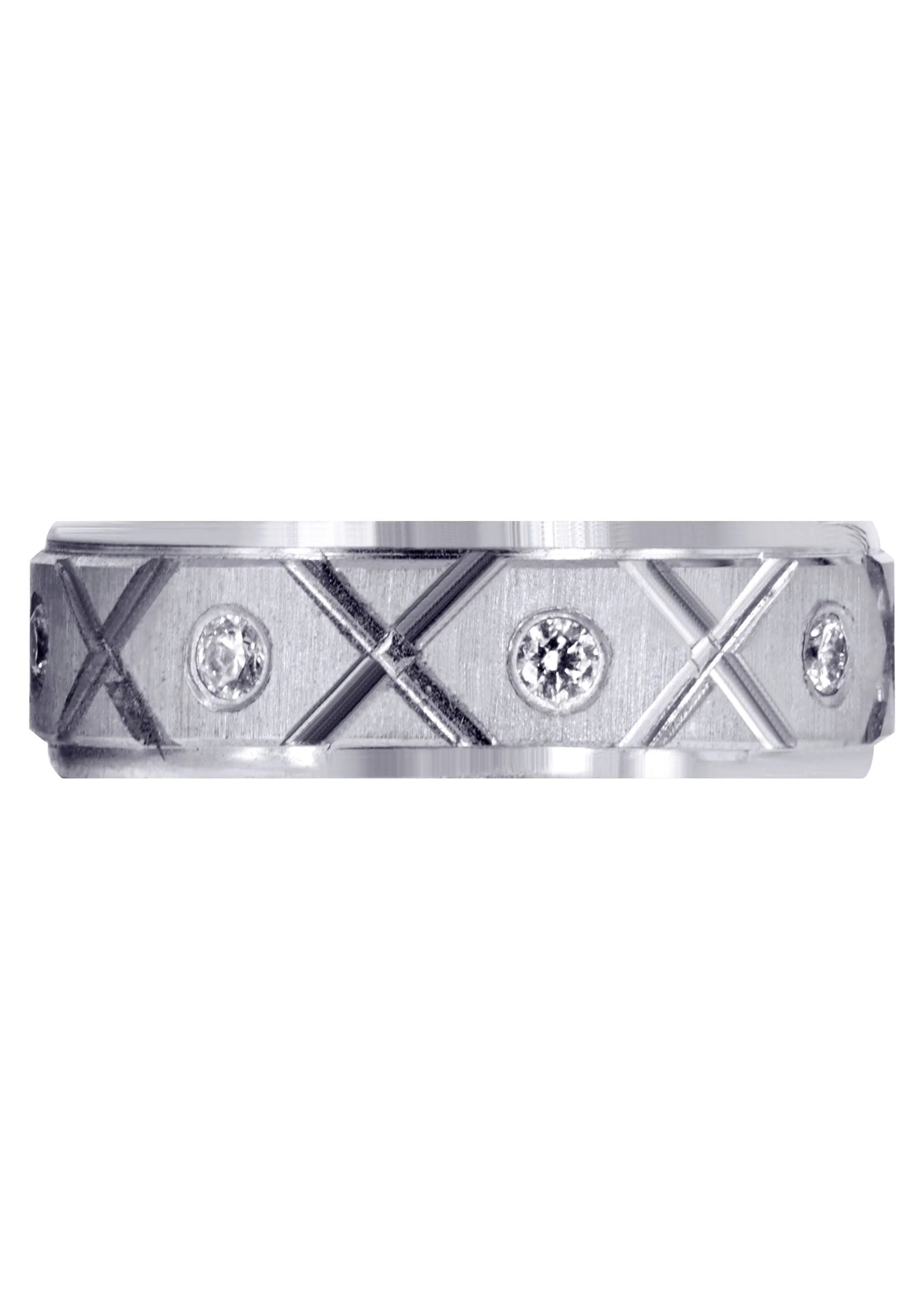 Classic Diamond Mens Wedding Band | 0.4 Carats (Cristian) - Image 2
