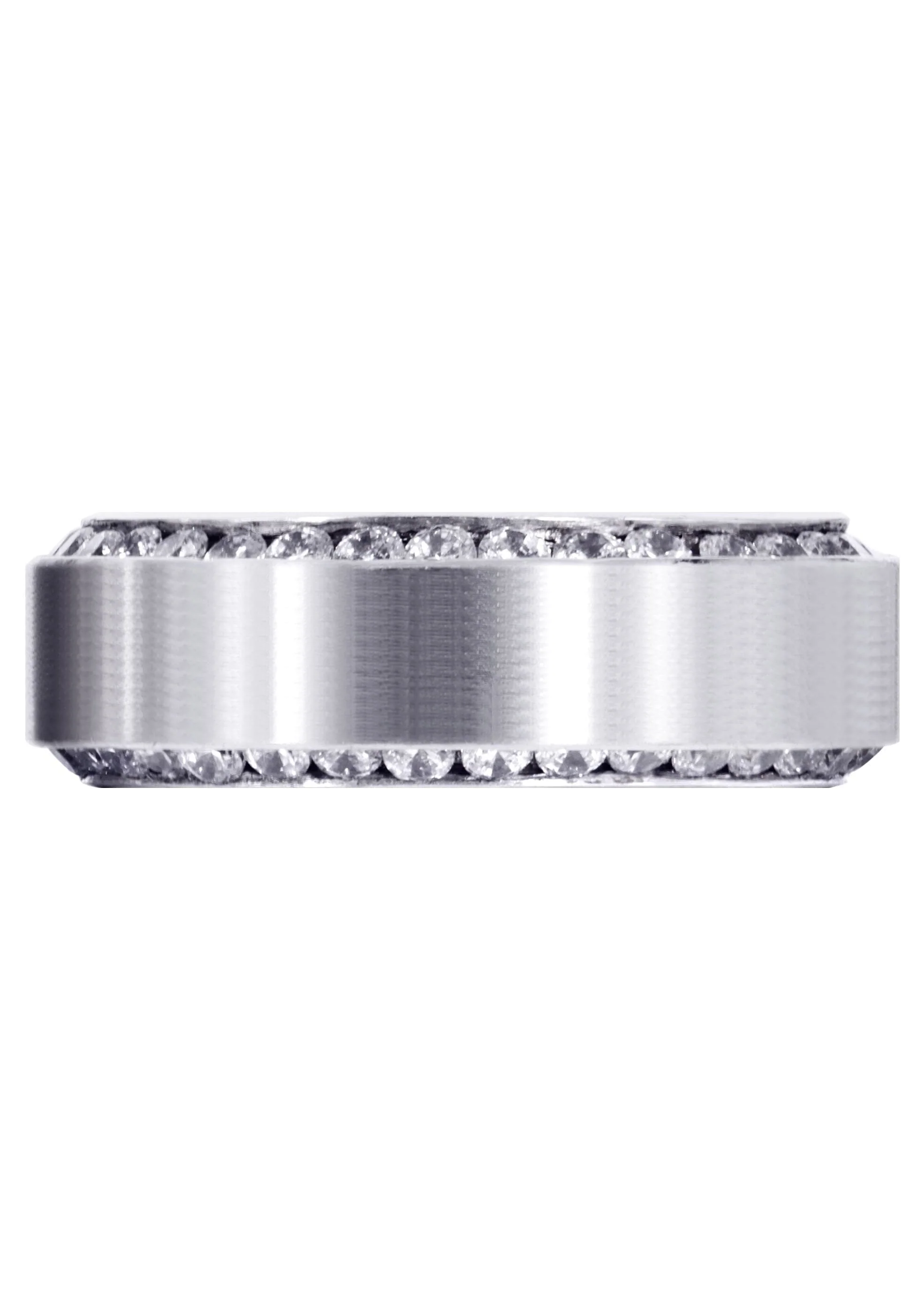 Classic Diamond Mens Wedding Band | 2.1 Carats (Rylan) - Image 3