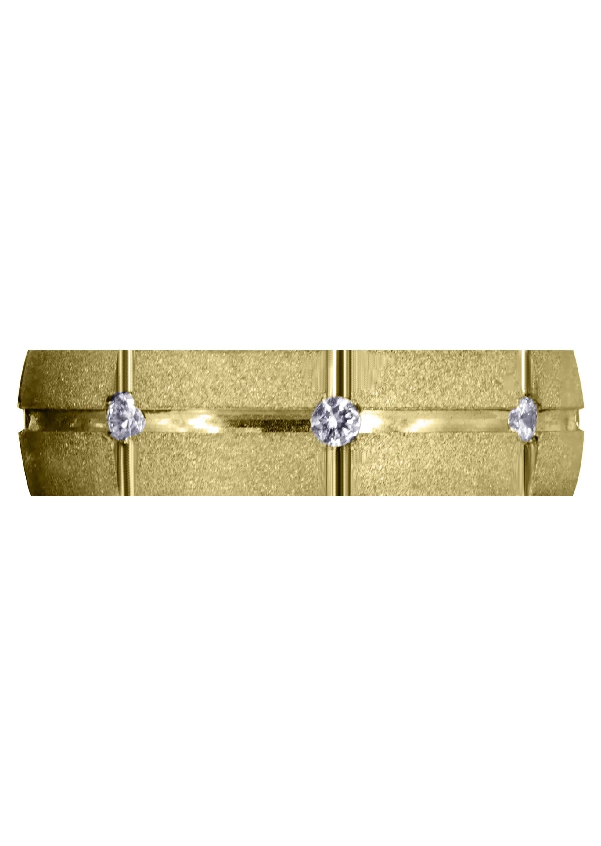 Yellow Gold Classic Diamond Mens Wedding Band | 0.4 Carats (Felix) - Image 2