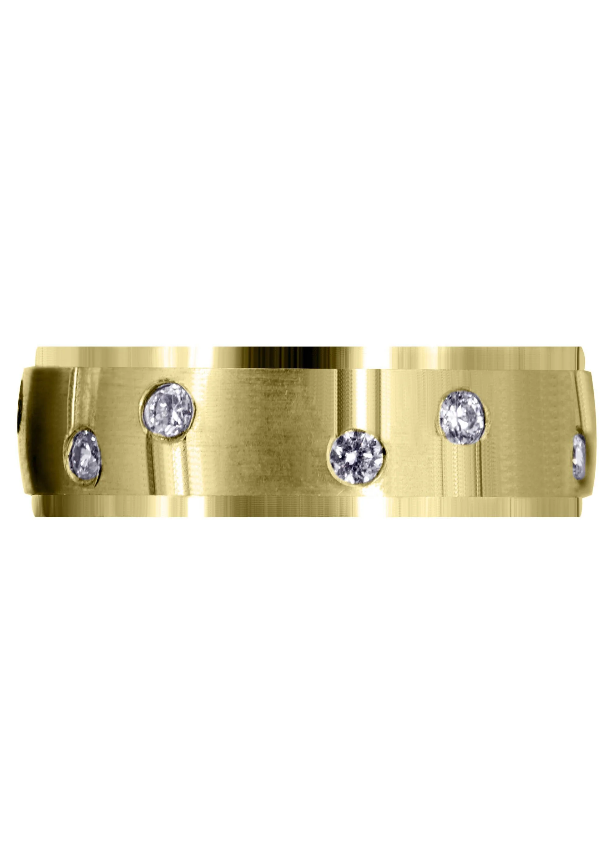 Yellow Gold Classic Diamond Mens Wedding Band | 0.48 Carats (Waylon) - Image 2