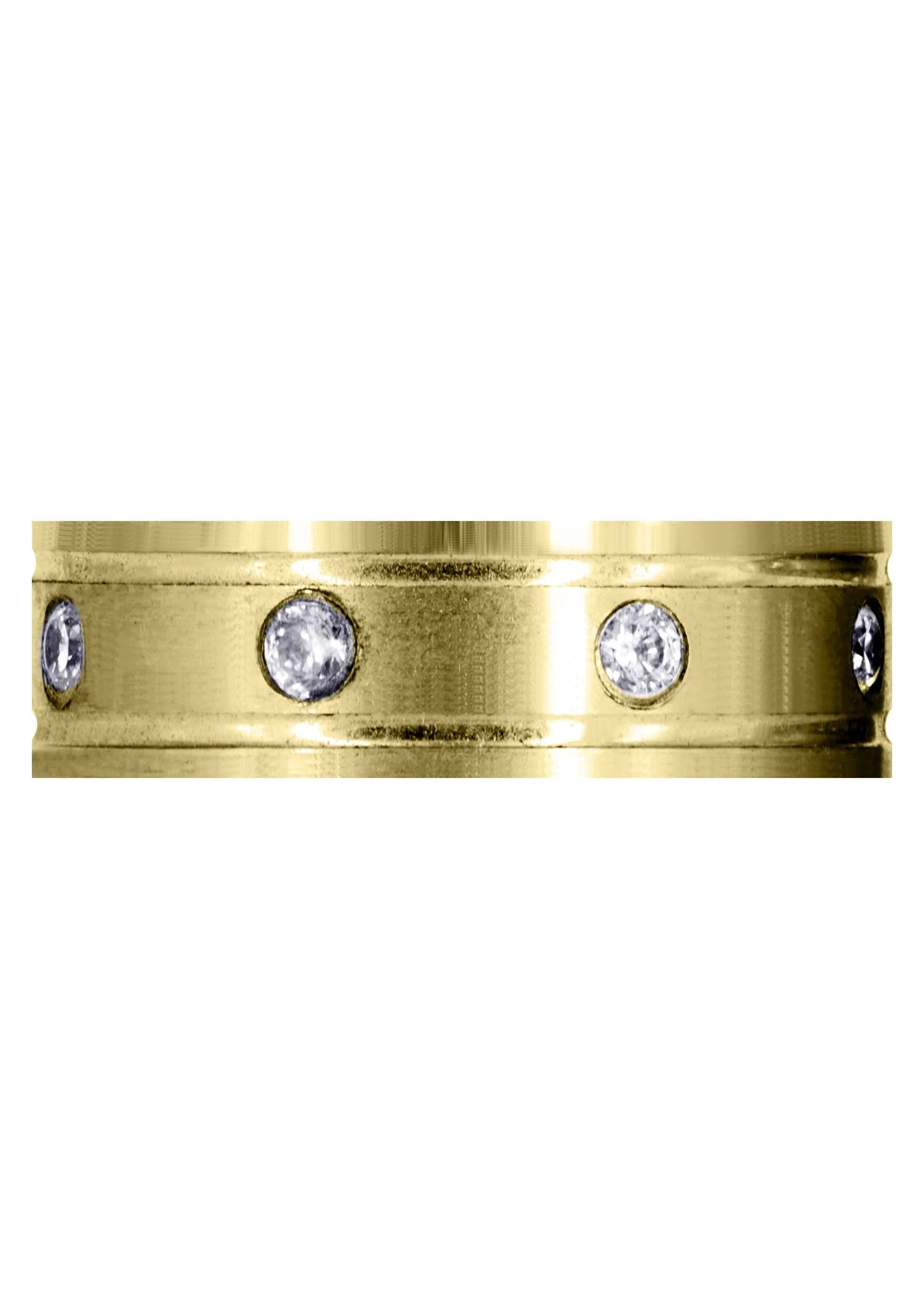 Yellow Gold Classic Diamond Mens Wedding Band | 0.56 Carats (Travis) - Image 2