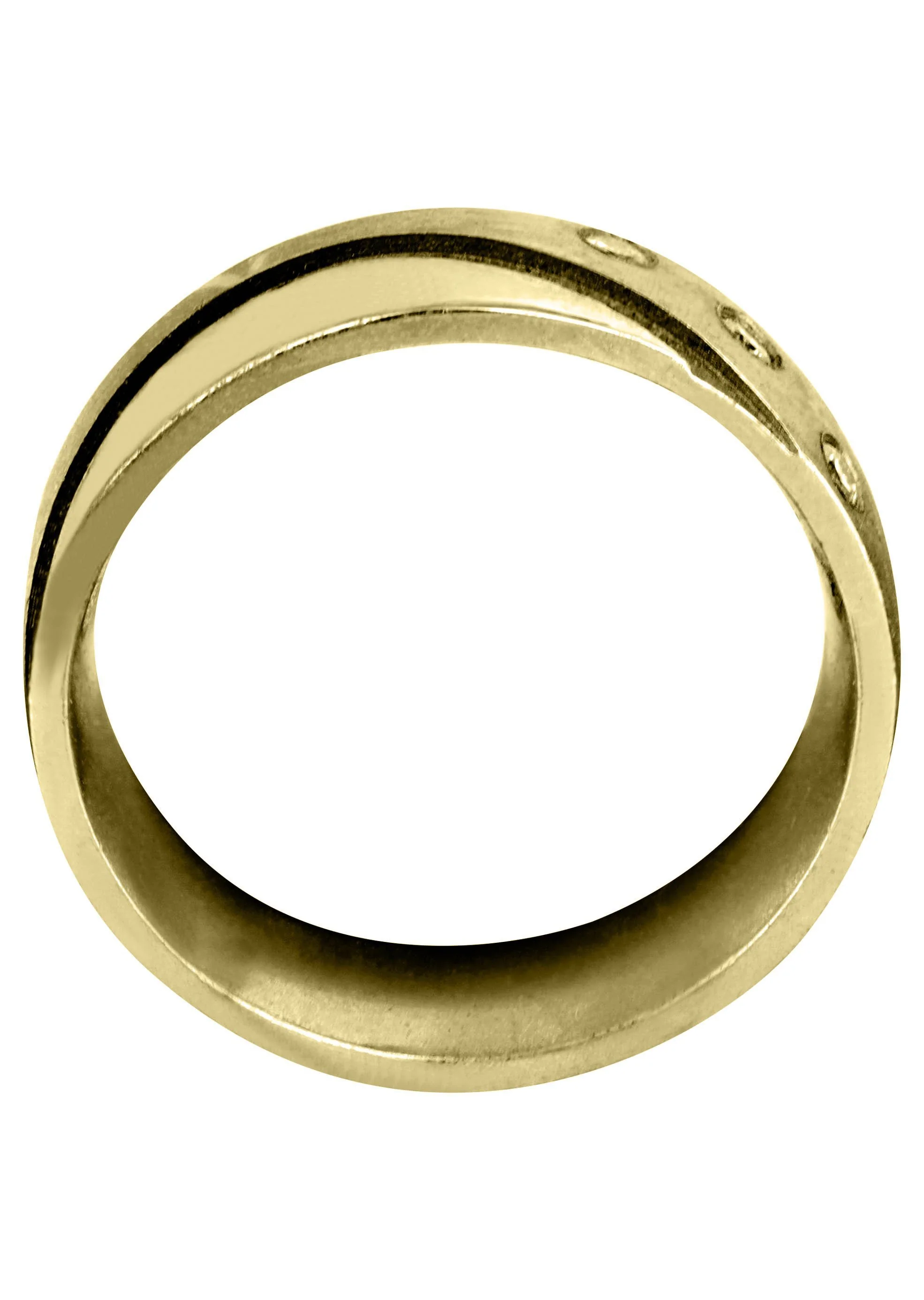 Yellow Gold Contemporary Diamond Mens Engagement Ring | 0.09 Carats (Tanner) - Image 3