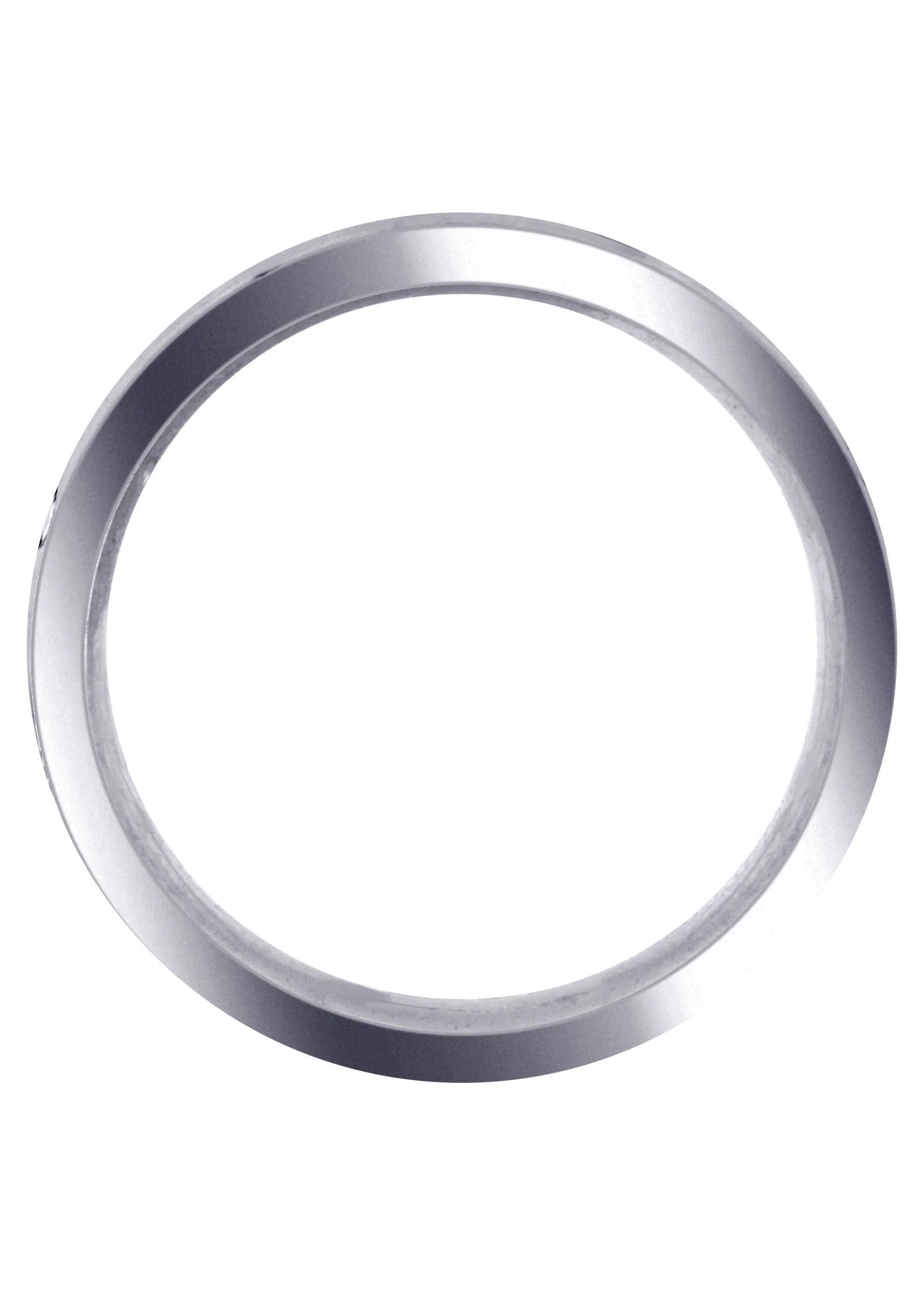 Contemporary Mens Wedding Band | Satin Finish (Patrick) - Image 3