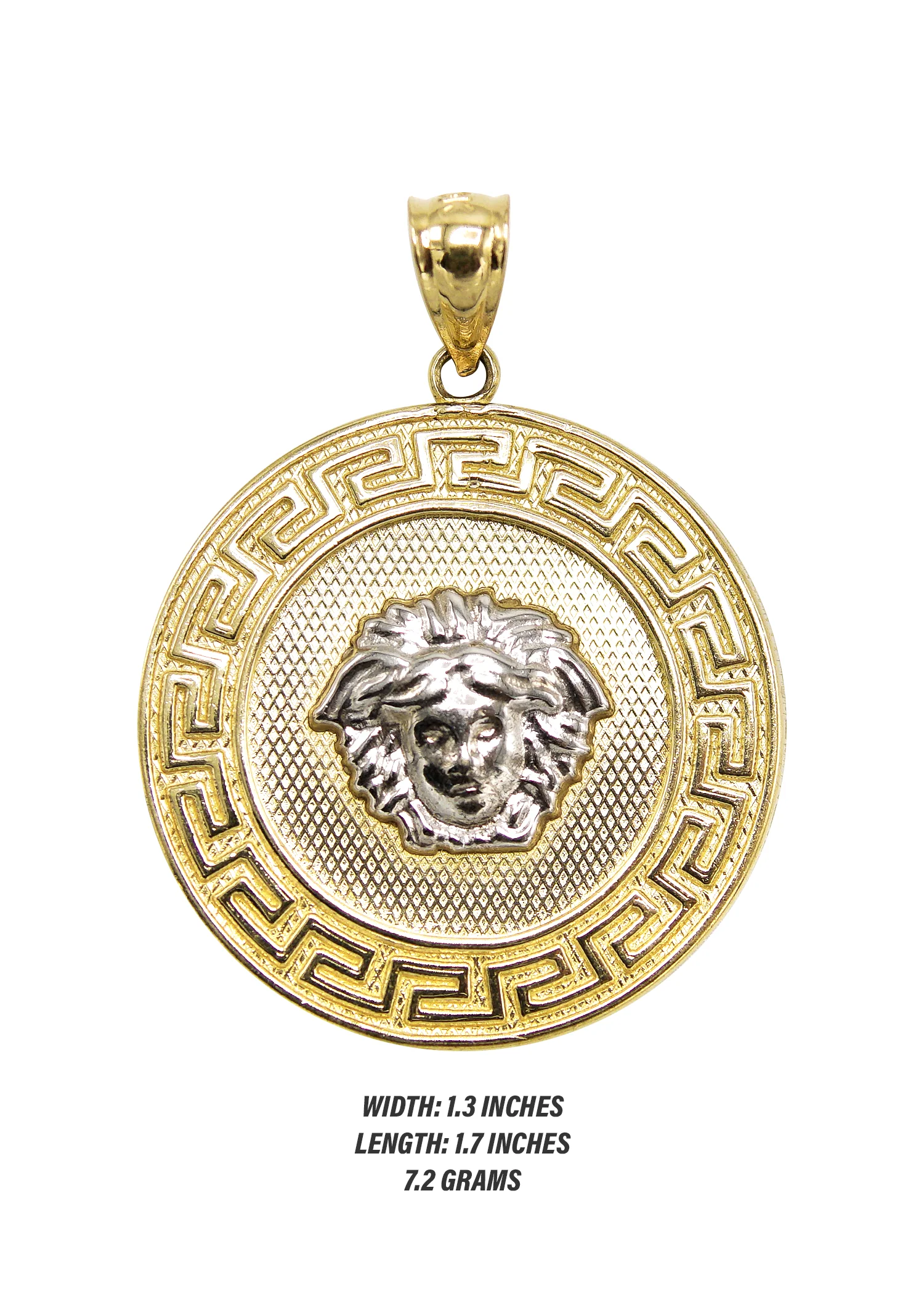 10K Gold Medusa Head Pendant | 7.2 Grams - Image 2