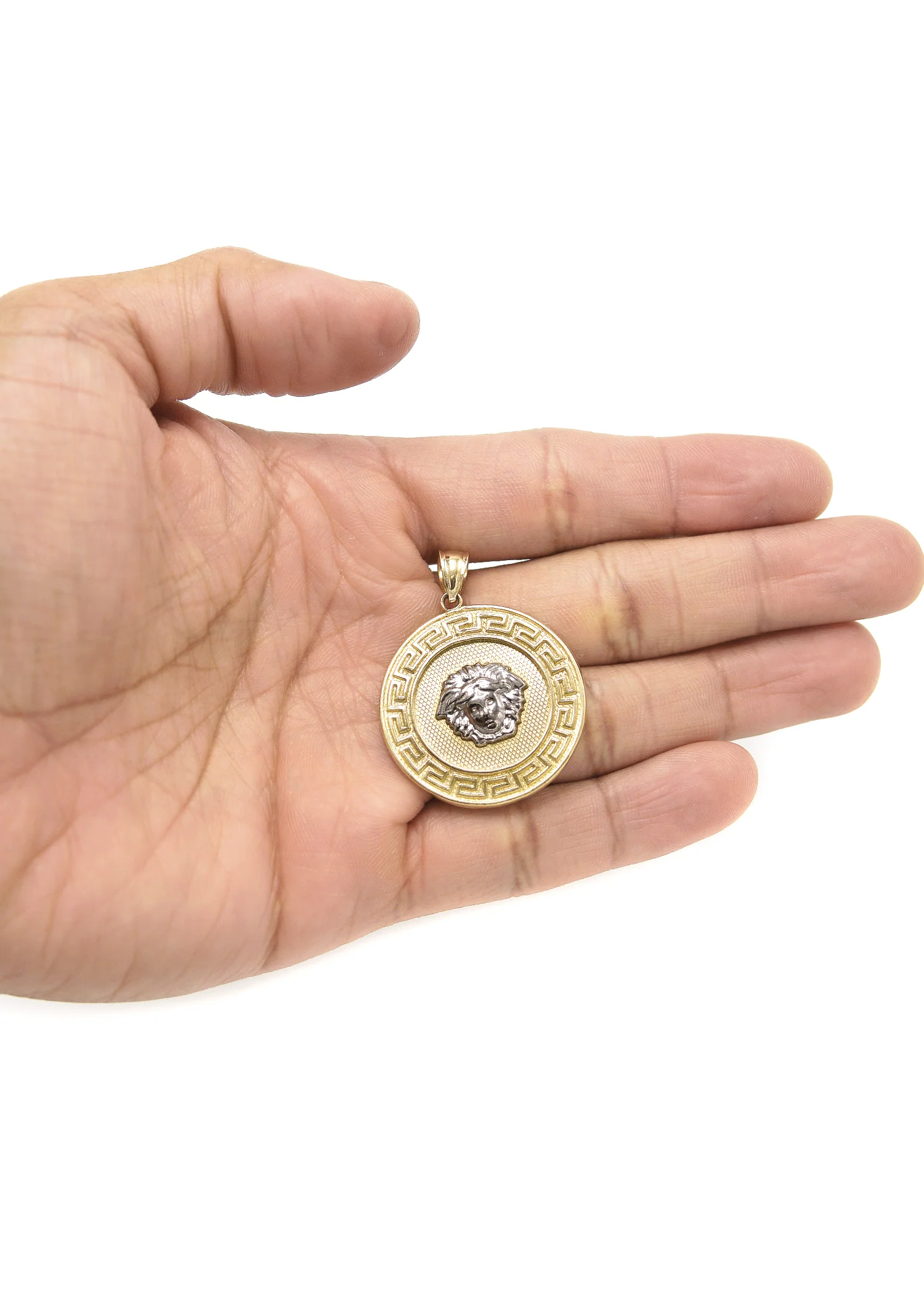 10K Gold Medusa Head Pendant | 7.2 Grams - Image 3