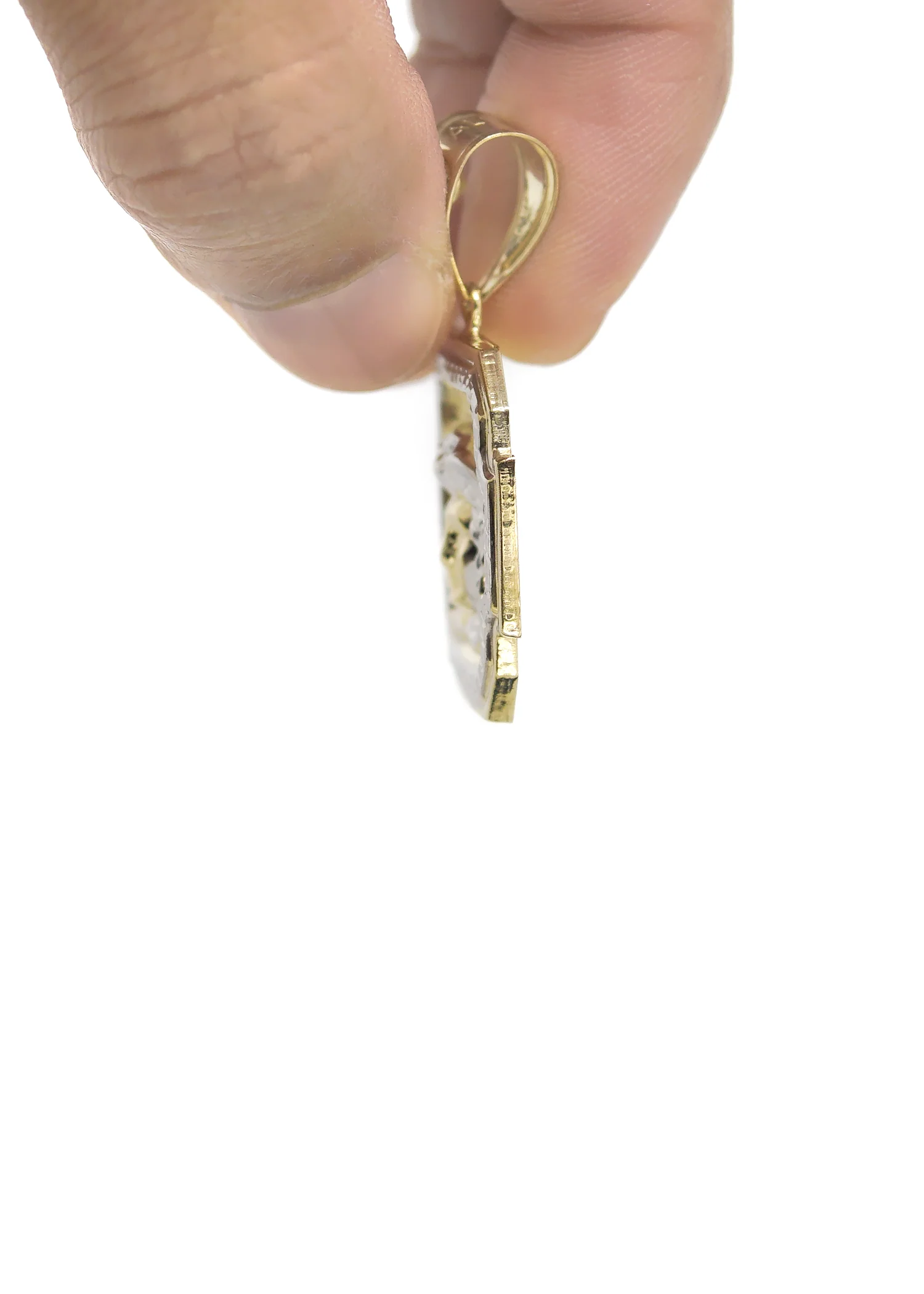 10K Gold Medusa Head Pendant | Customizable Size - Image 5