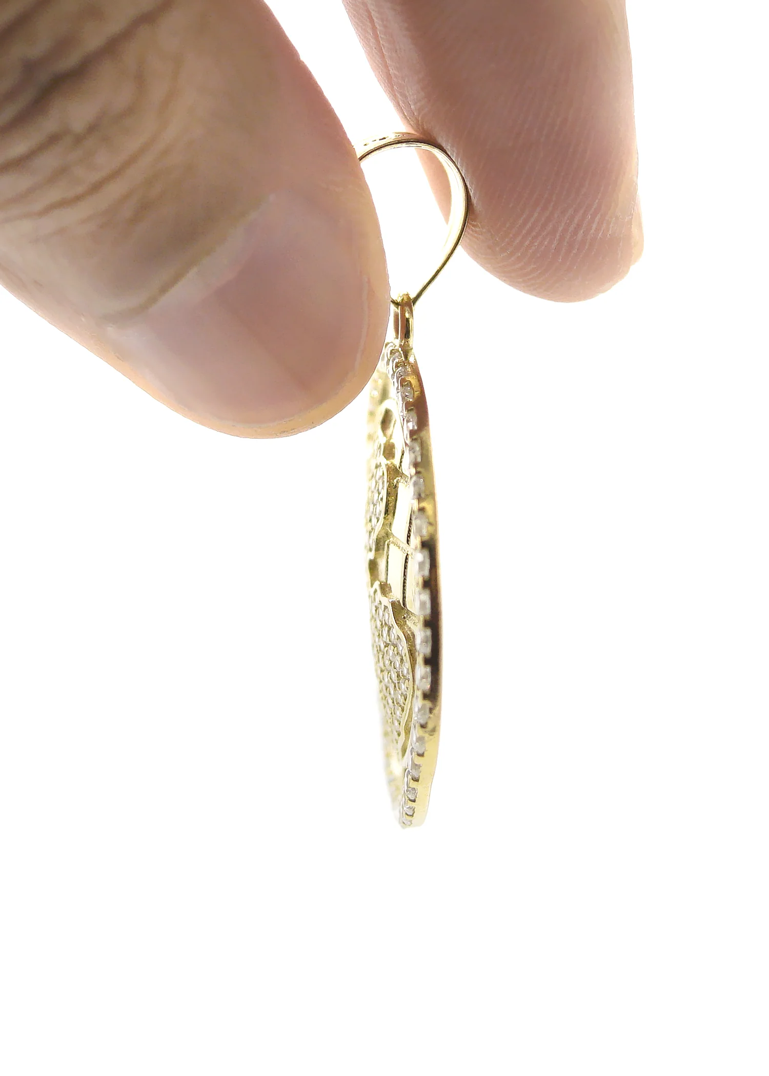 10KGold World Pendant  Gold | 5.5 Grams - Image 5