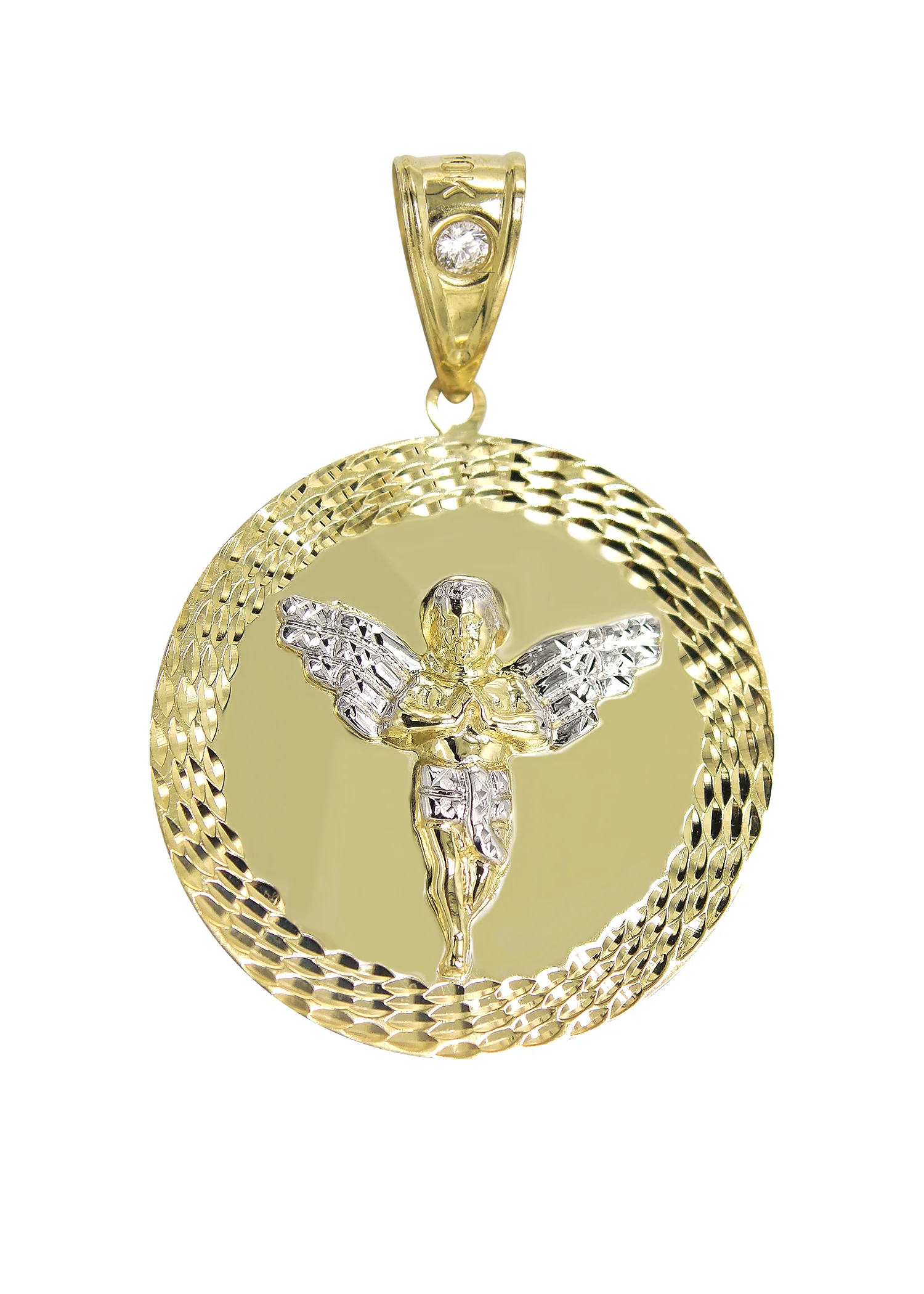 10K Gold Angel Pendant | 5.3 Grams
