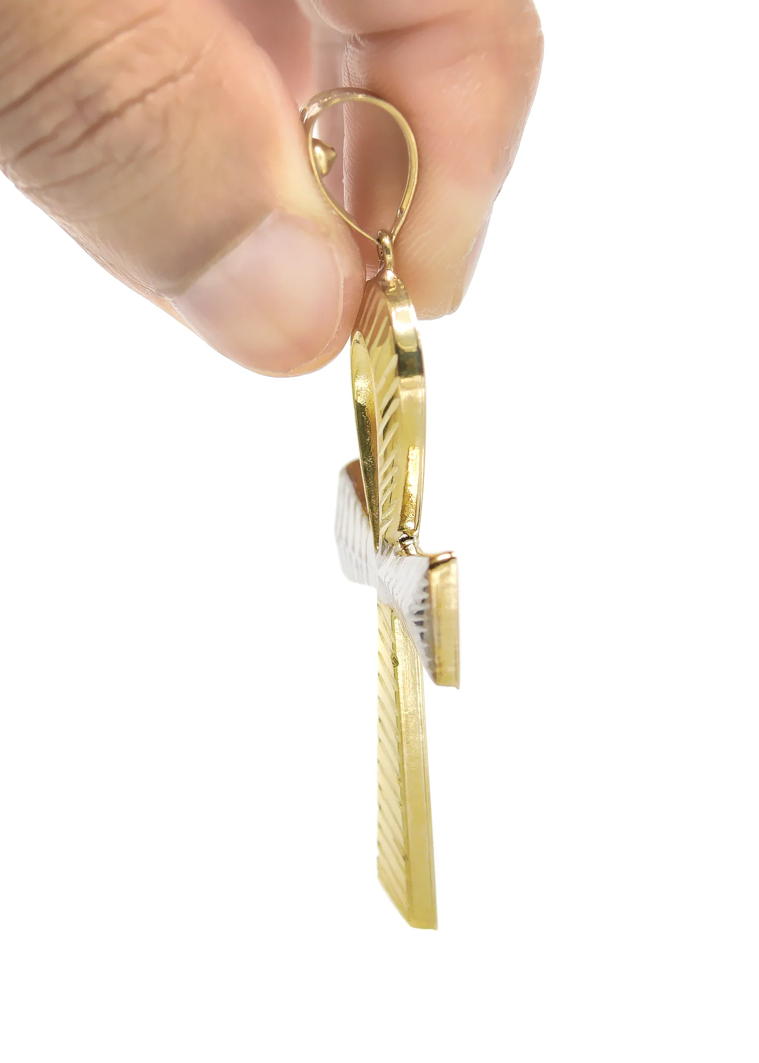 10K Yellow Gold Ankh Pendant | Customizable Size - Image 5