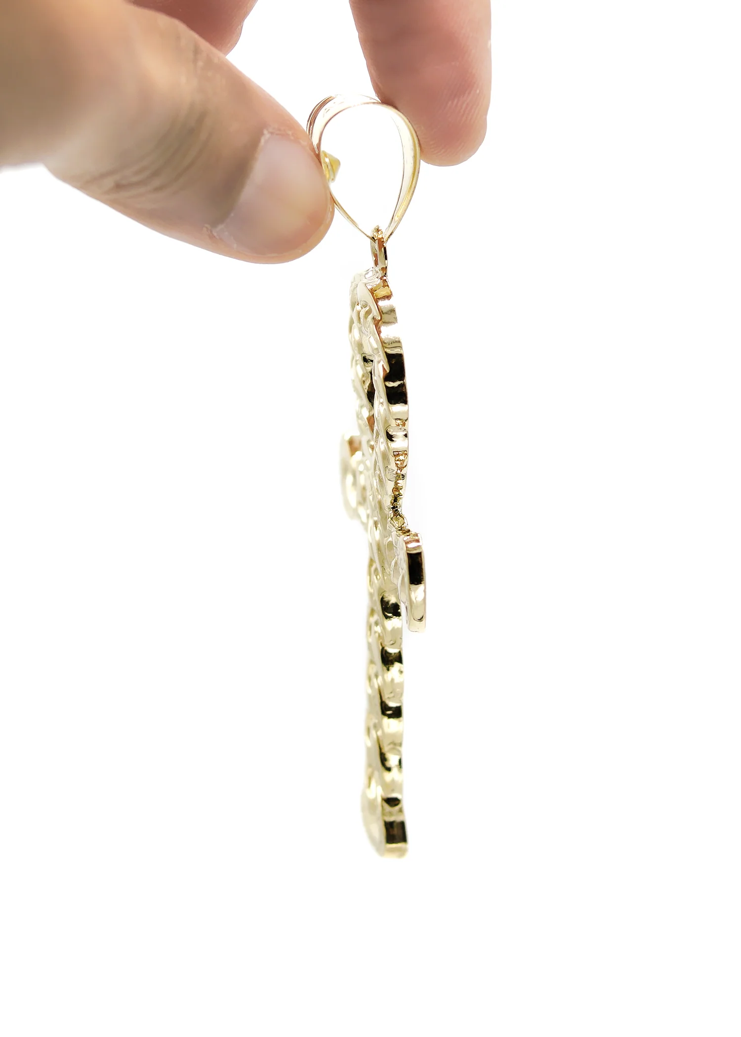 10K Yellow Gold Ankh Pendant | Customizable Size - Image 5