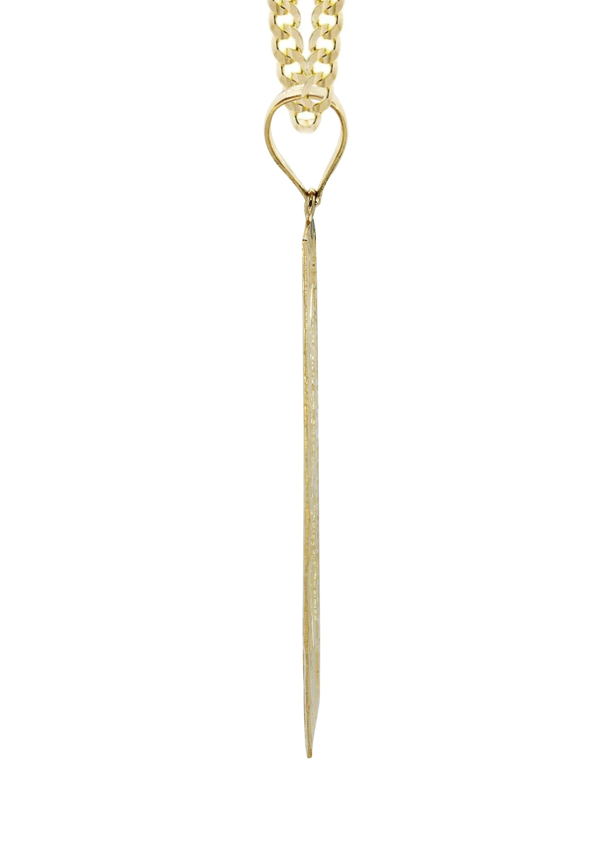 10K Yellow Gold100 Dollar Bill Necklace | Appx. 16.9 Grams - Image 4