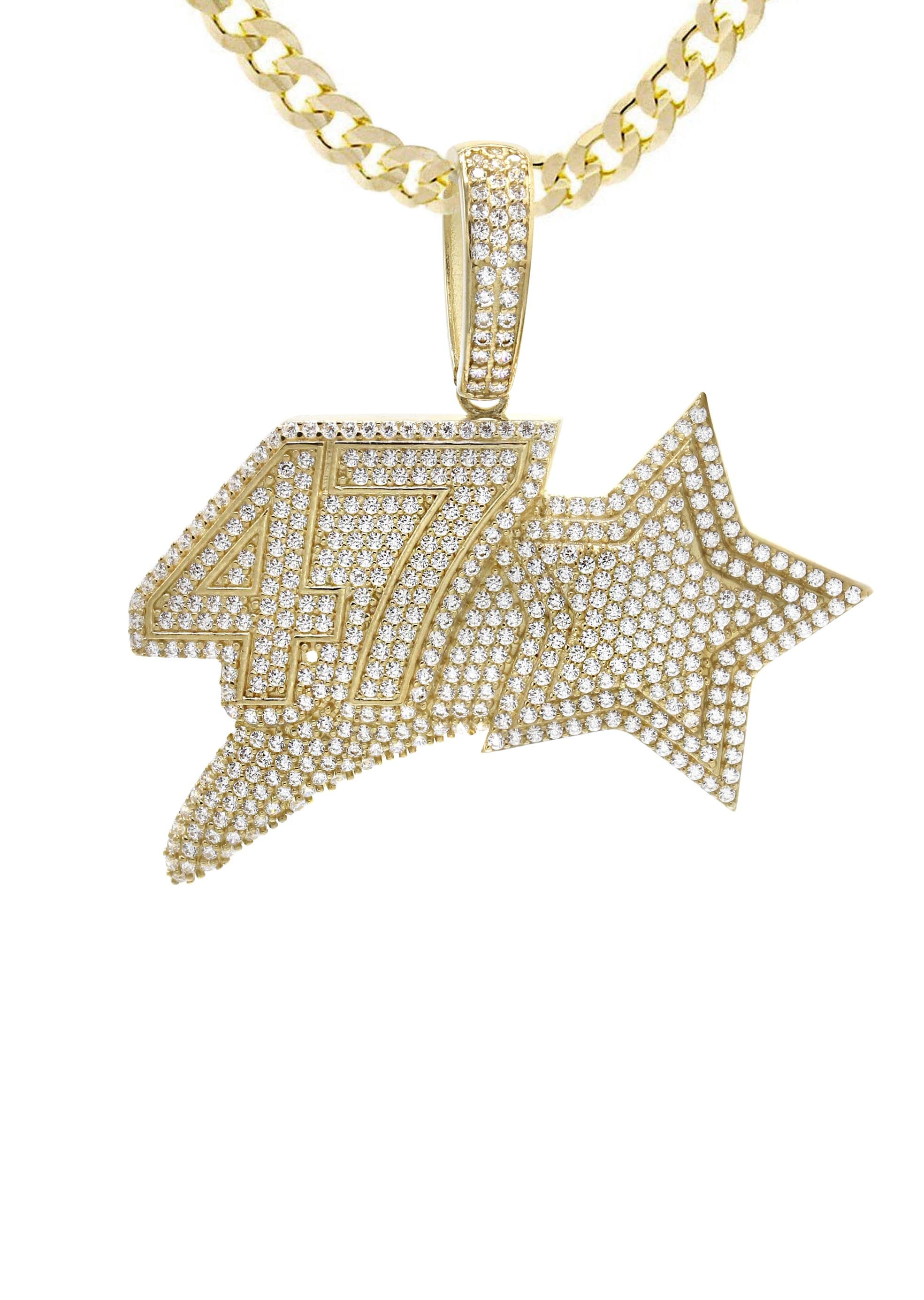 10K Yellow Gold Angel Necklace | Appx. 21 Grams - Image 2