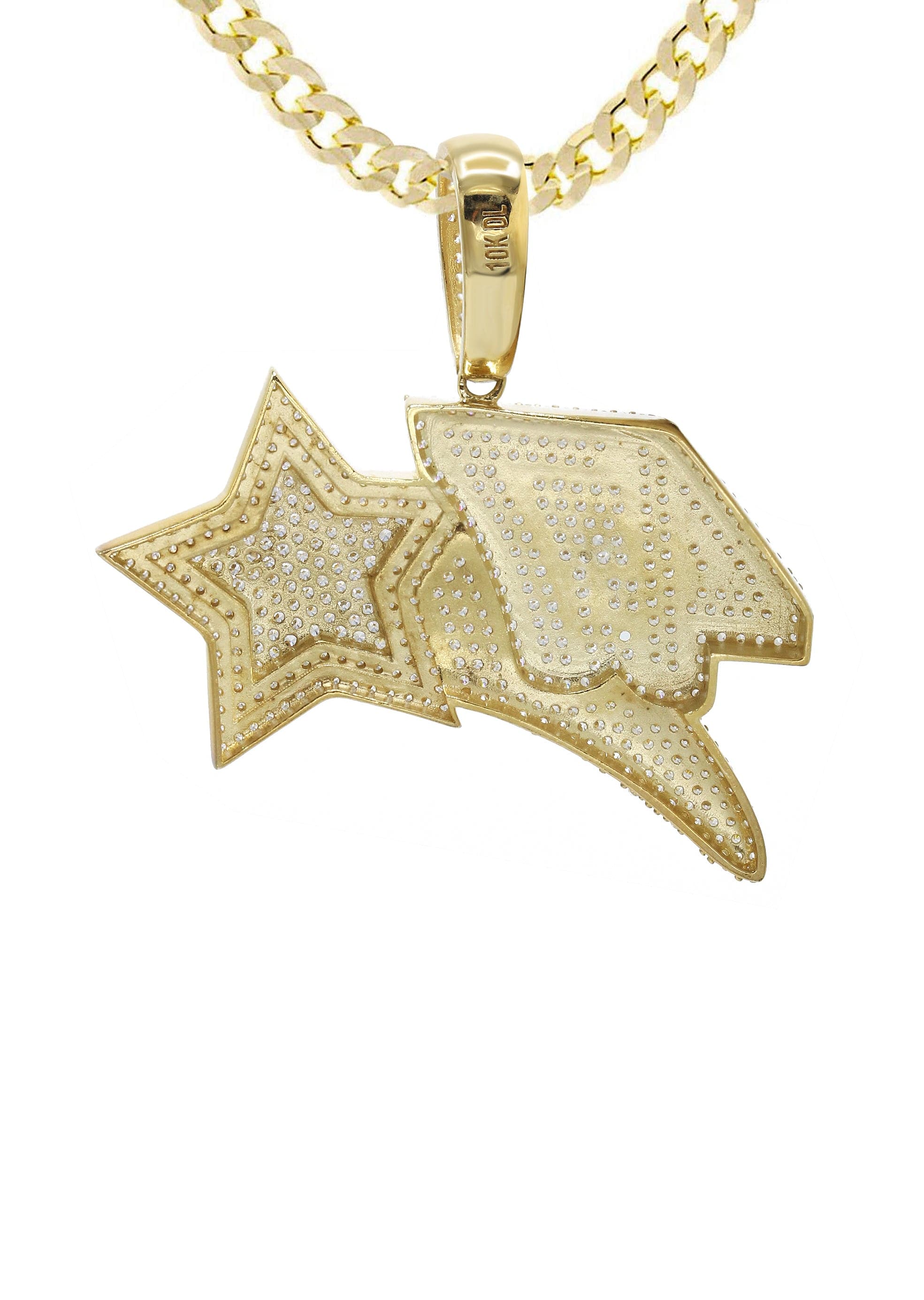 10K Yellow Gold Angel Necklace | Appx. 21 Grams - Image 3
