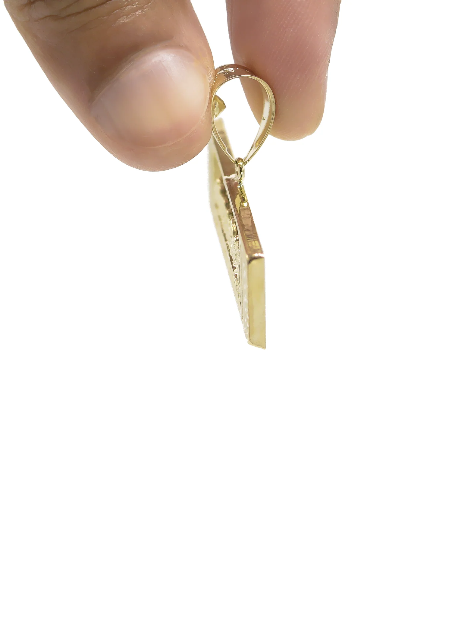 10K Gold Last Supper Pendant | Customizable Size - Image 5