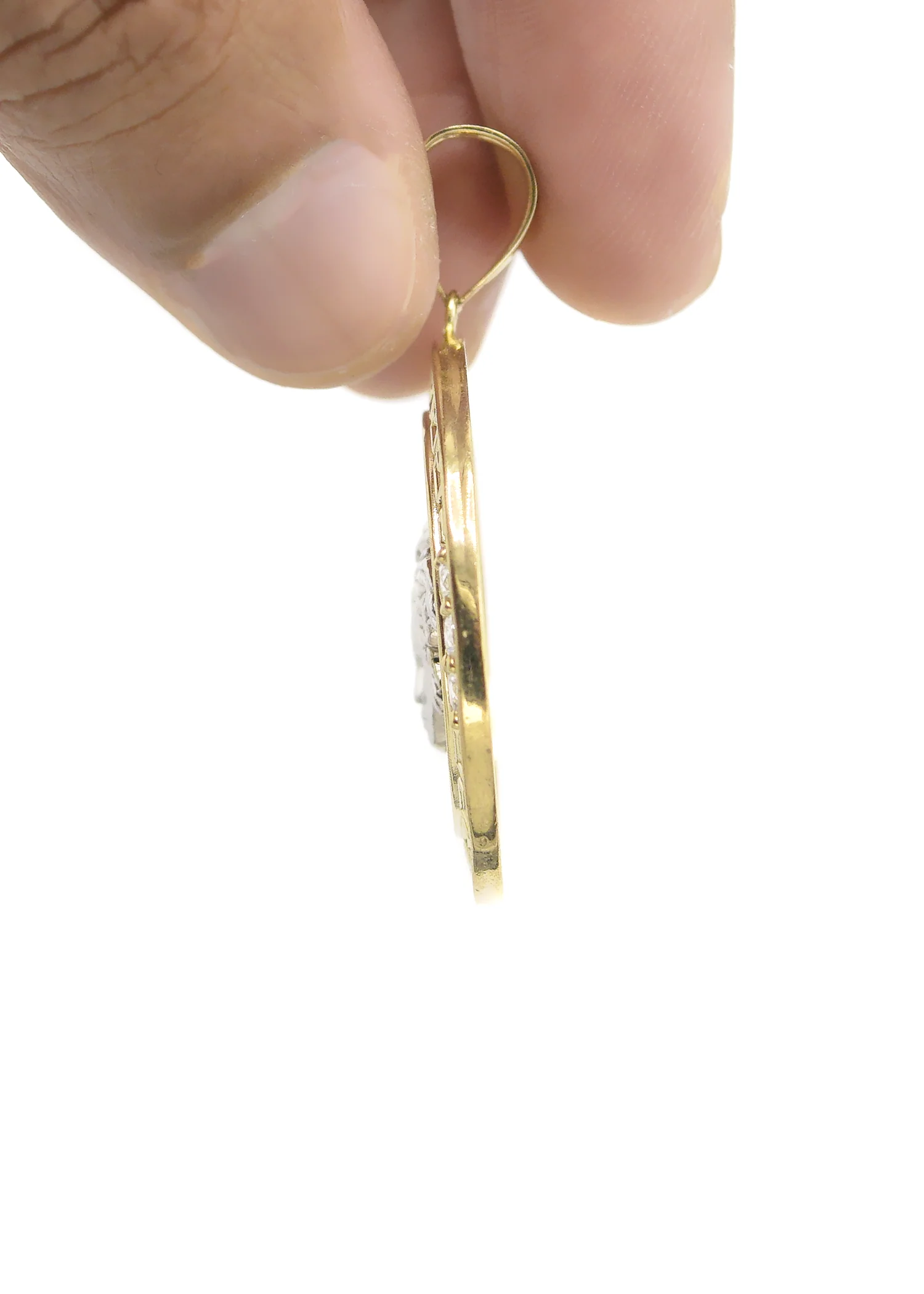 10K Yellow Gold Medusa Style Pendant | 10 Grams - Image 5