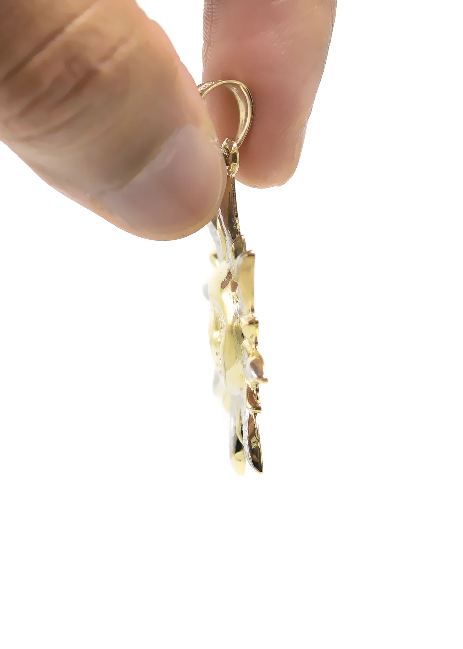 10K Gold Sun Pendant | 4.3 Grams - Image 5