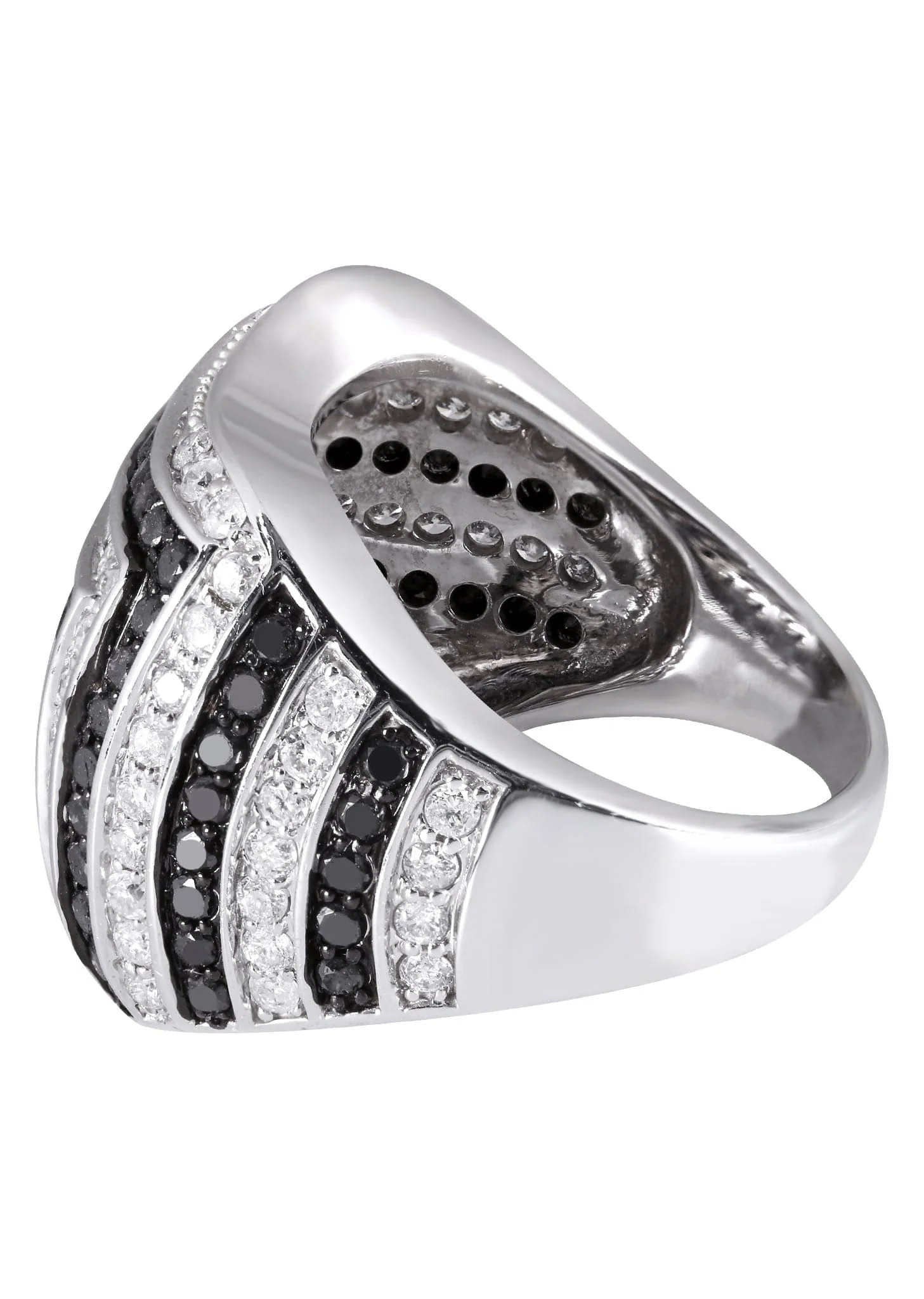 14K Ladies Black Diamond Cocktail Ring | 2.65 Carats | 13.96 Grams - Image 2
