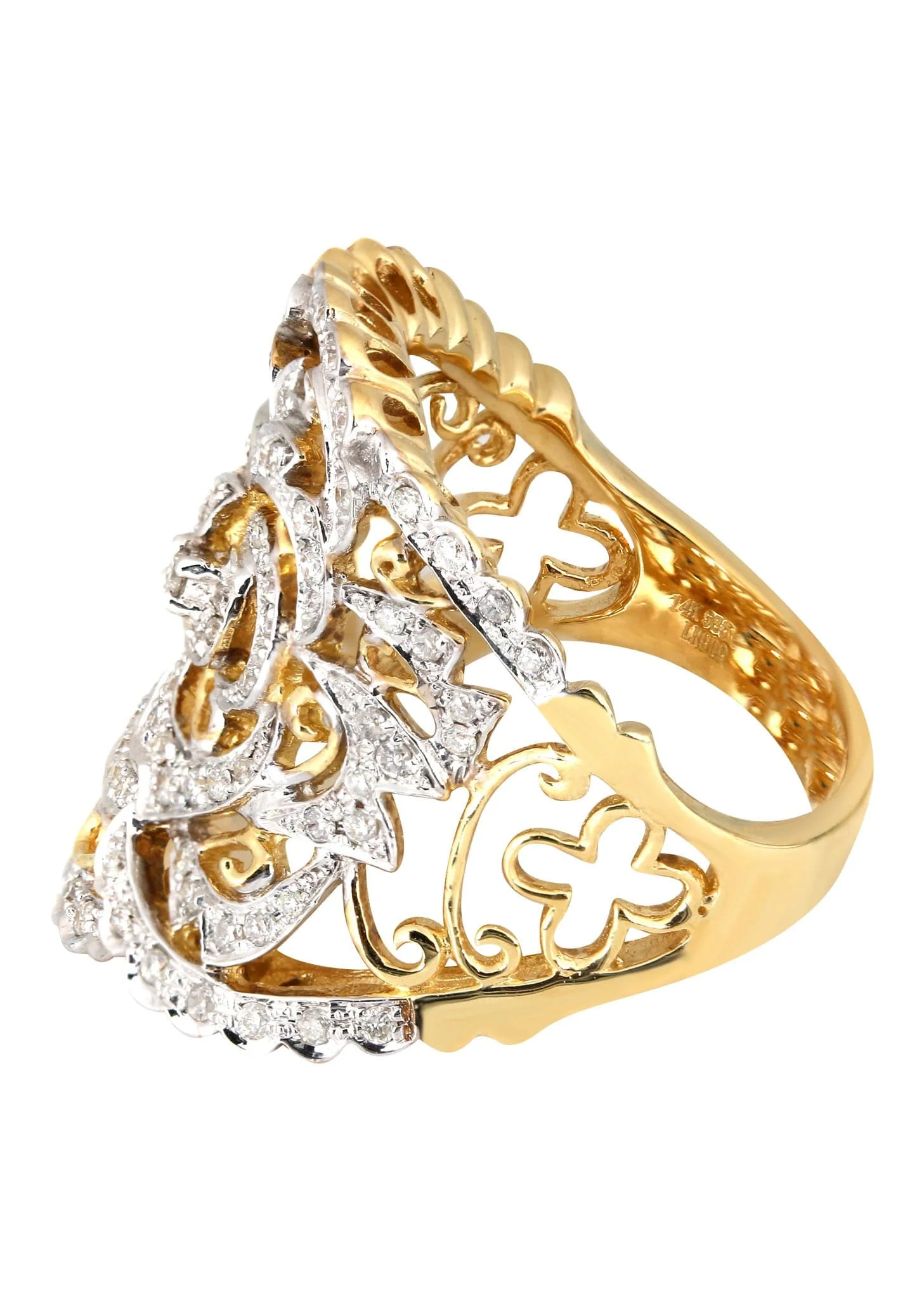 14K Ladies Diamond Cocktail Ring | 0.62 Carats | 8.69 Grams - Image 2