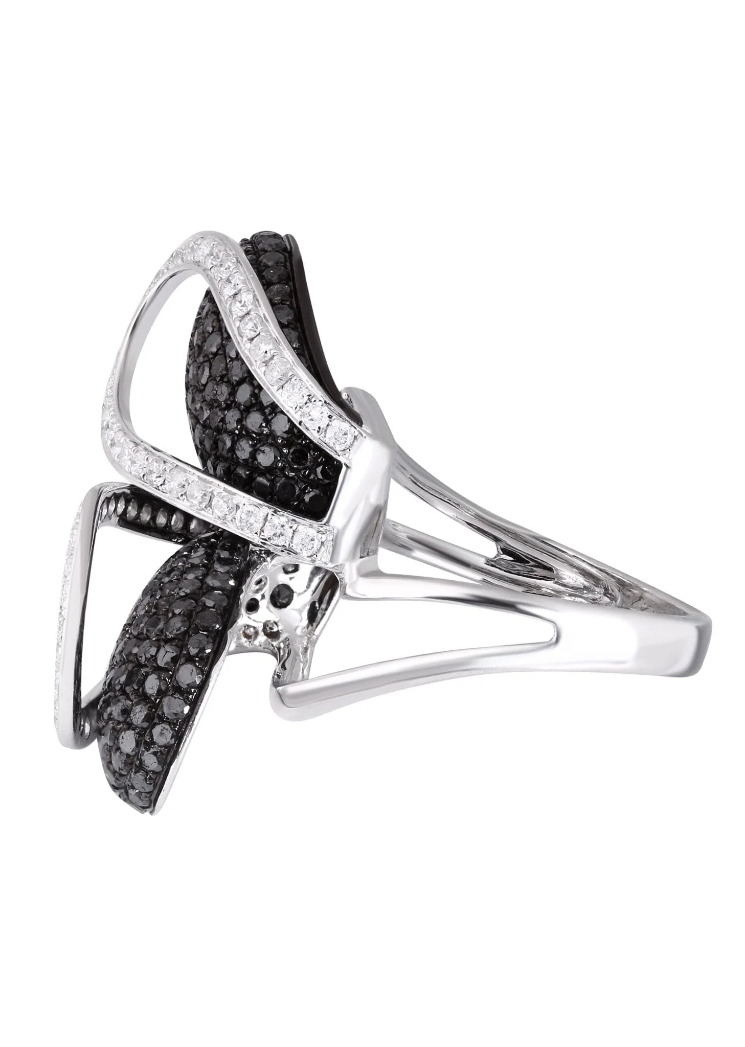 14K Ladies Black Diamond Cocktail Ring | 3.90 Carats | 10.37 Grams - Image 2