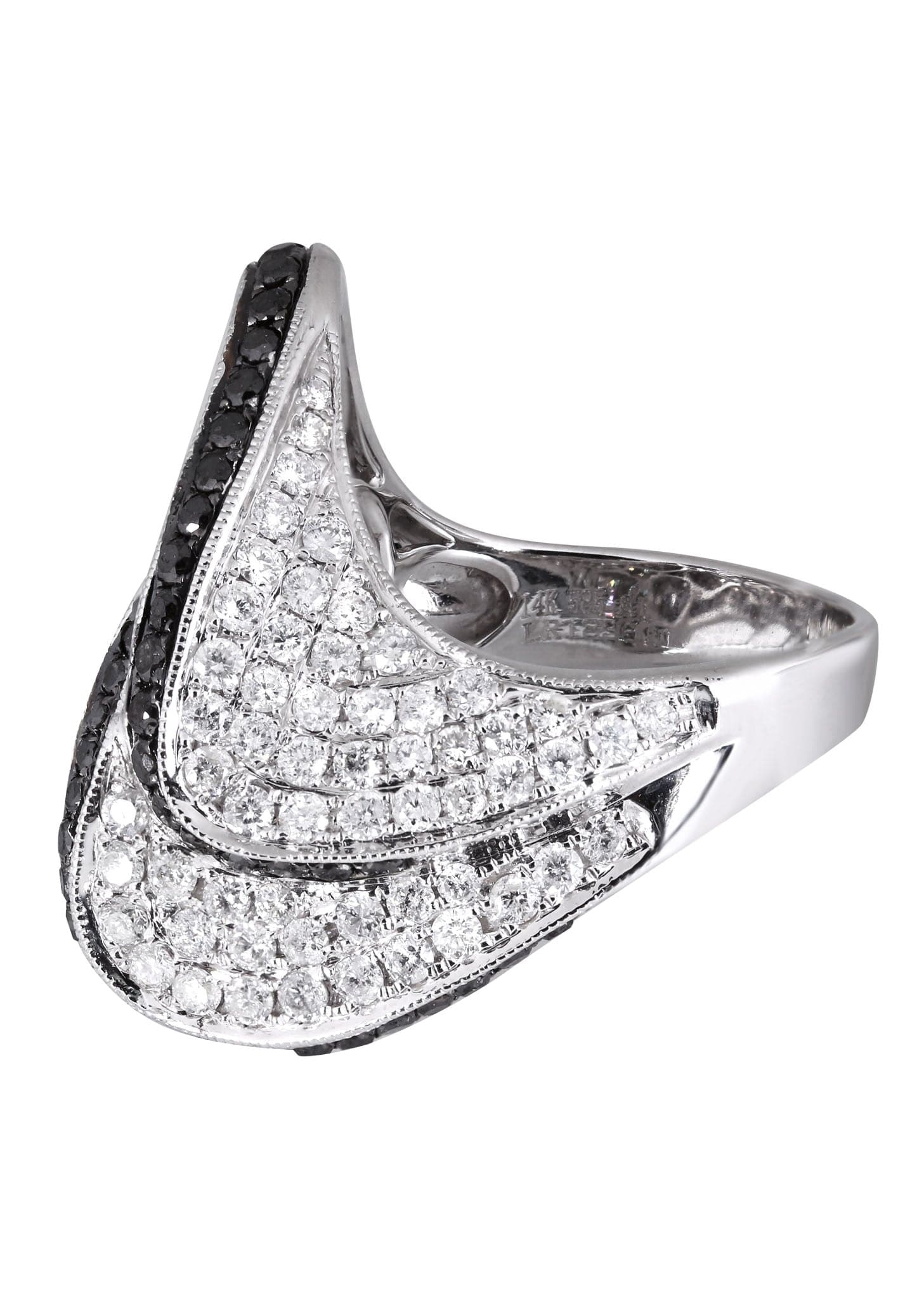 14K Ladies Black Diamond Cocktail Ring | 2.83 Carats | 10.78 Grams - Image 2