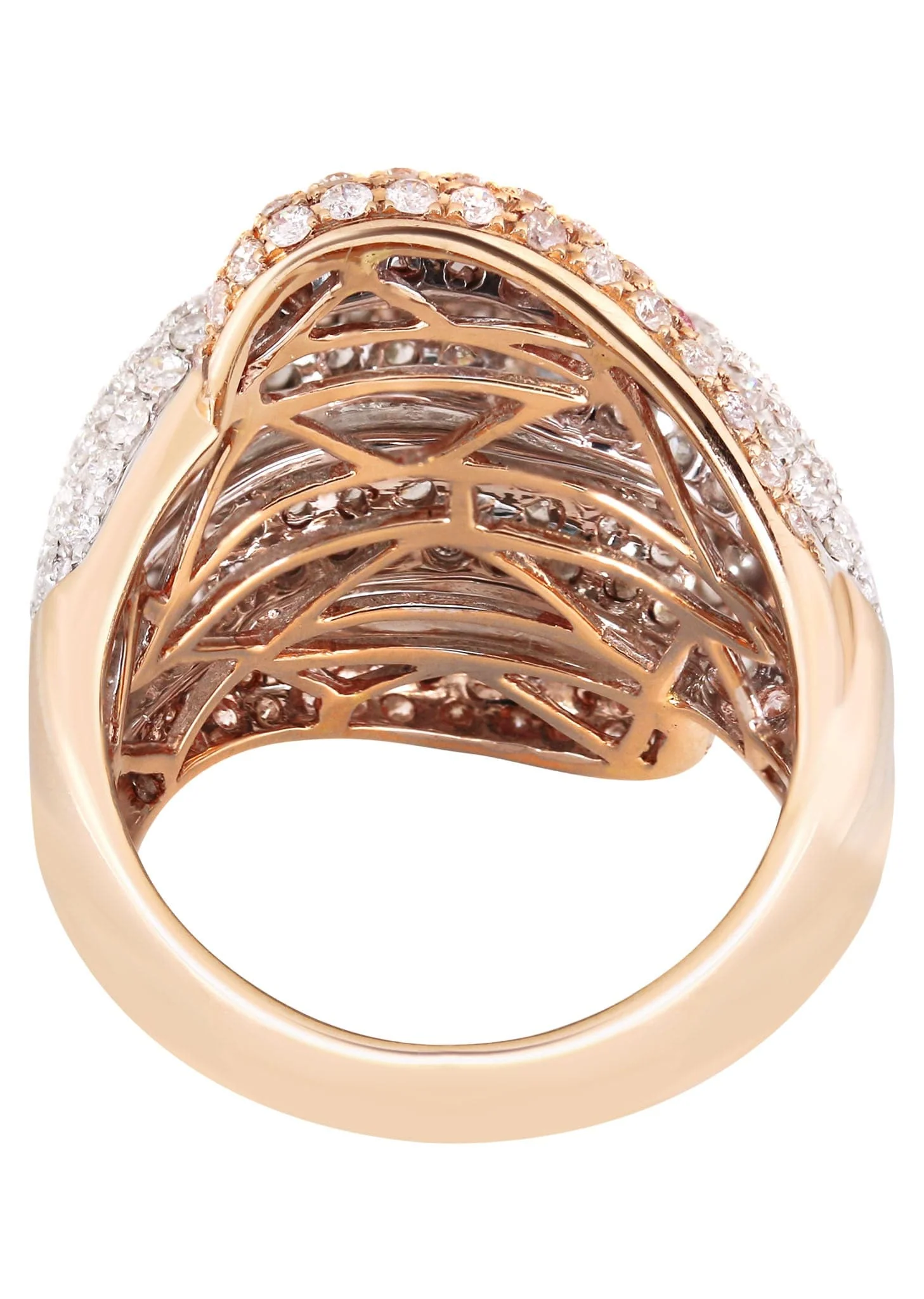 14K Ladies Diamond Cocktail Ring | 3.56 Carats | 10.84 Grams - Image 3