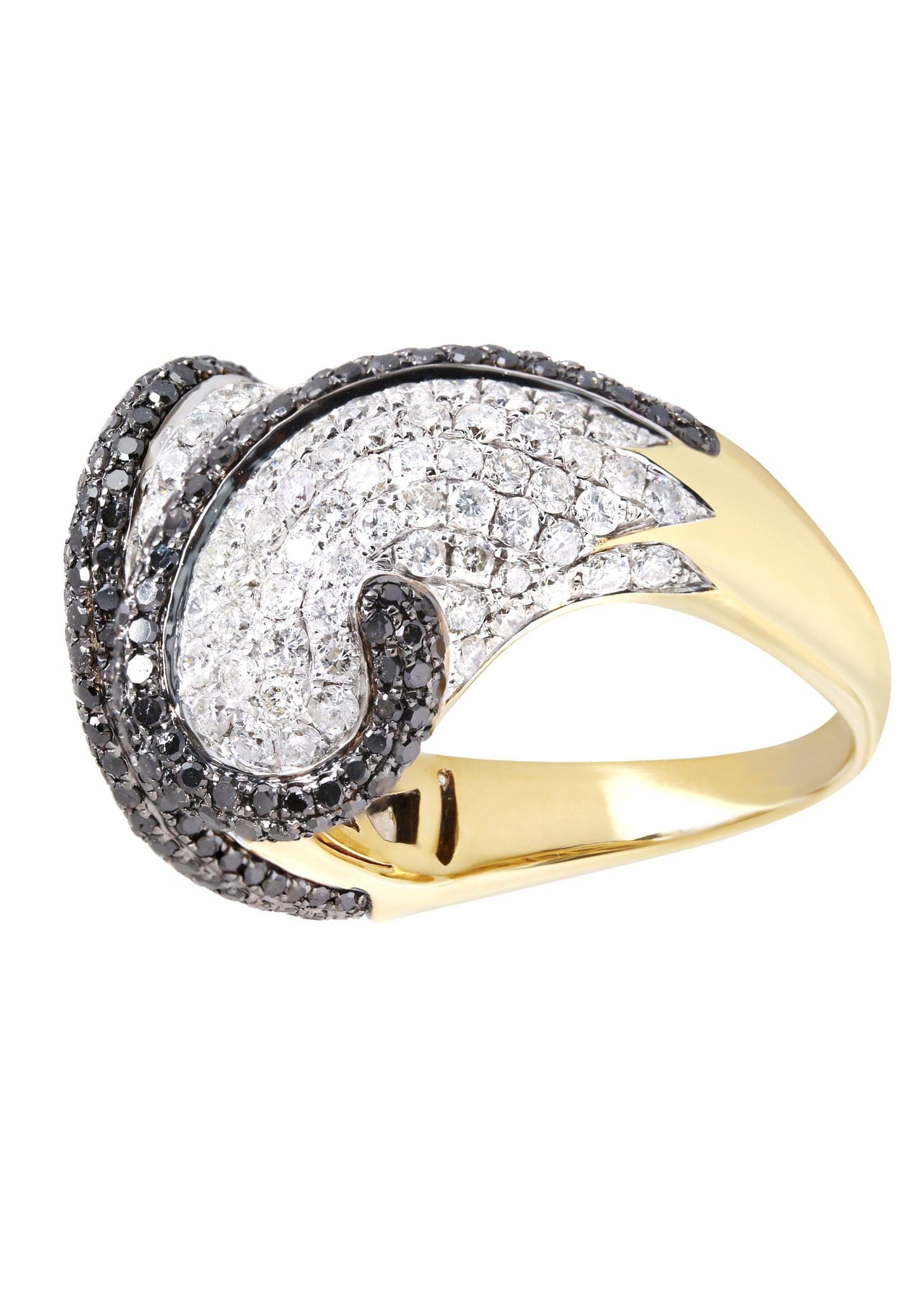 14K Ladies Black Diamond Cocktail Ring | 3.39 Carats | 10.15 Grams - Image 2