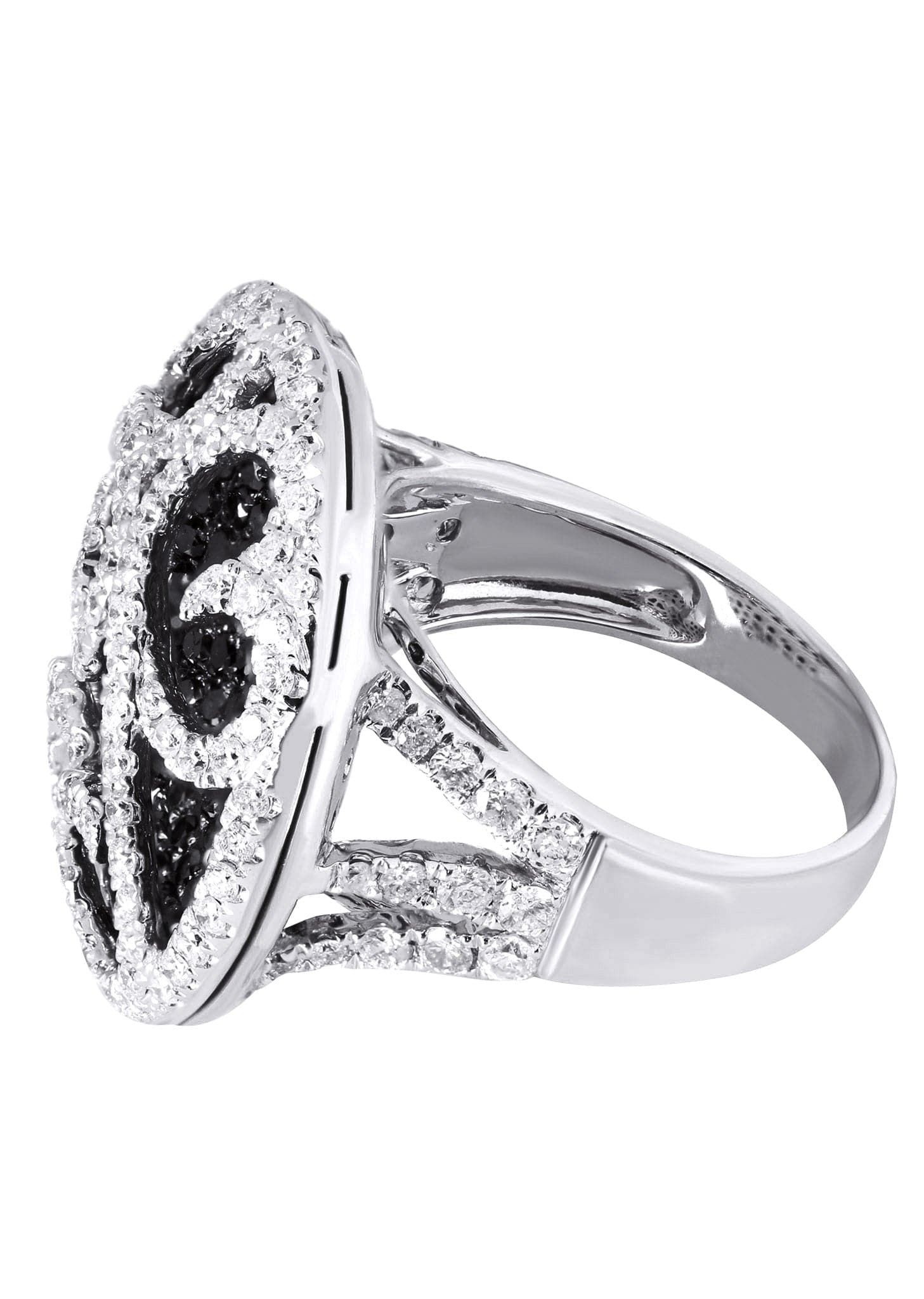 14K Ladies Black Diamond Cocktail Ring | 3.46 Carats | 12.33 Grams - Image 2