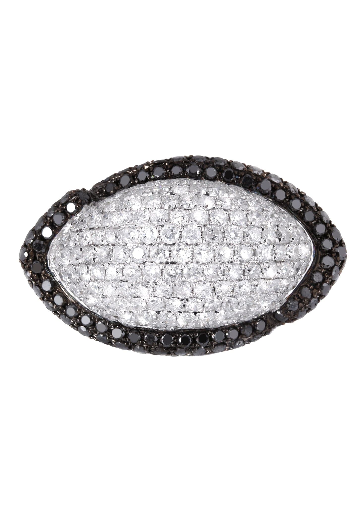 14K Ladies Black Diamond Cocktail Ring | 5.11 Carats | 10.79 Grams