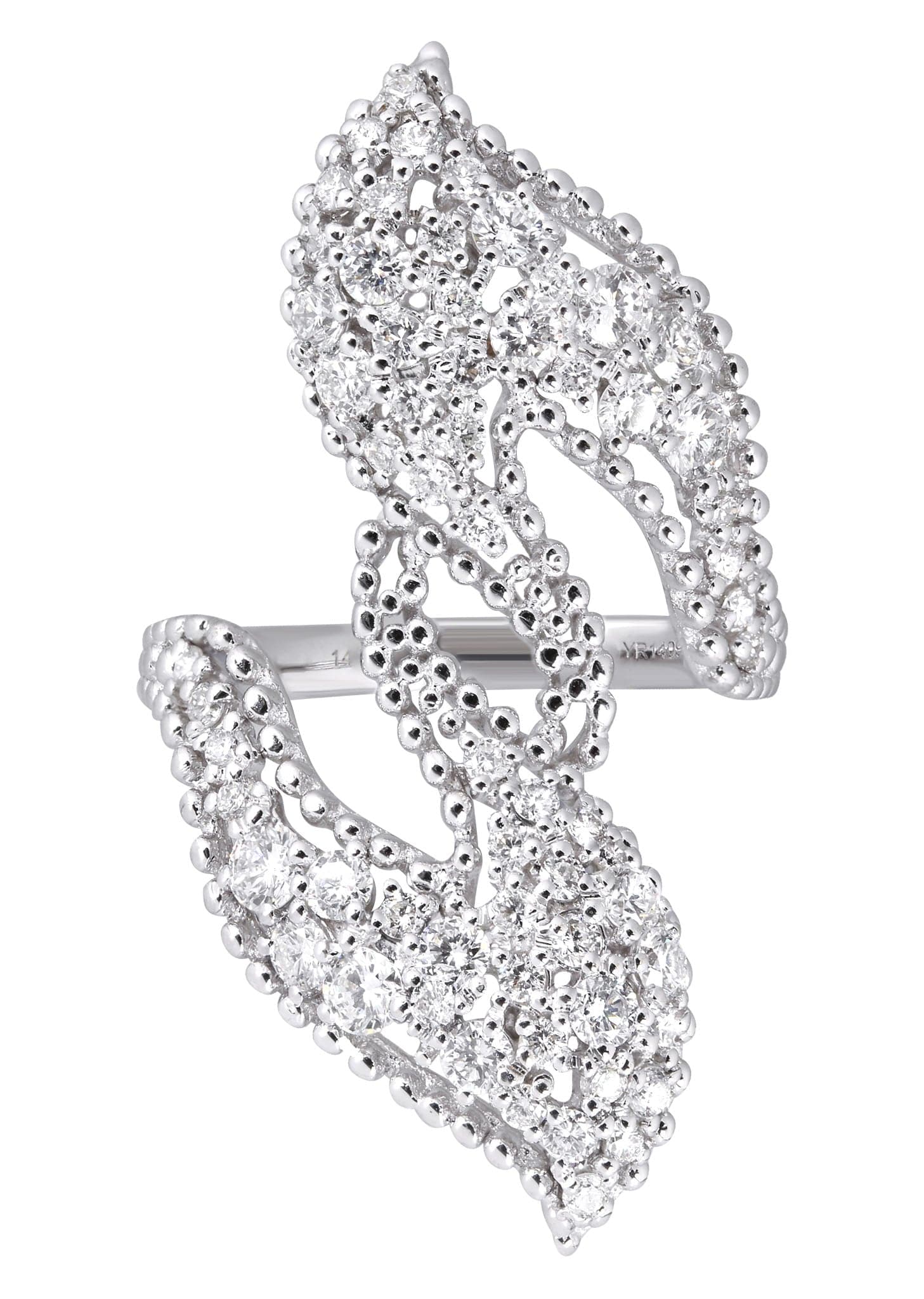 14K Ladies Diamond Cocktail Ring | 1.62 Carats | 6.38 Grams
