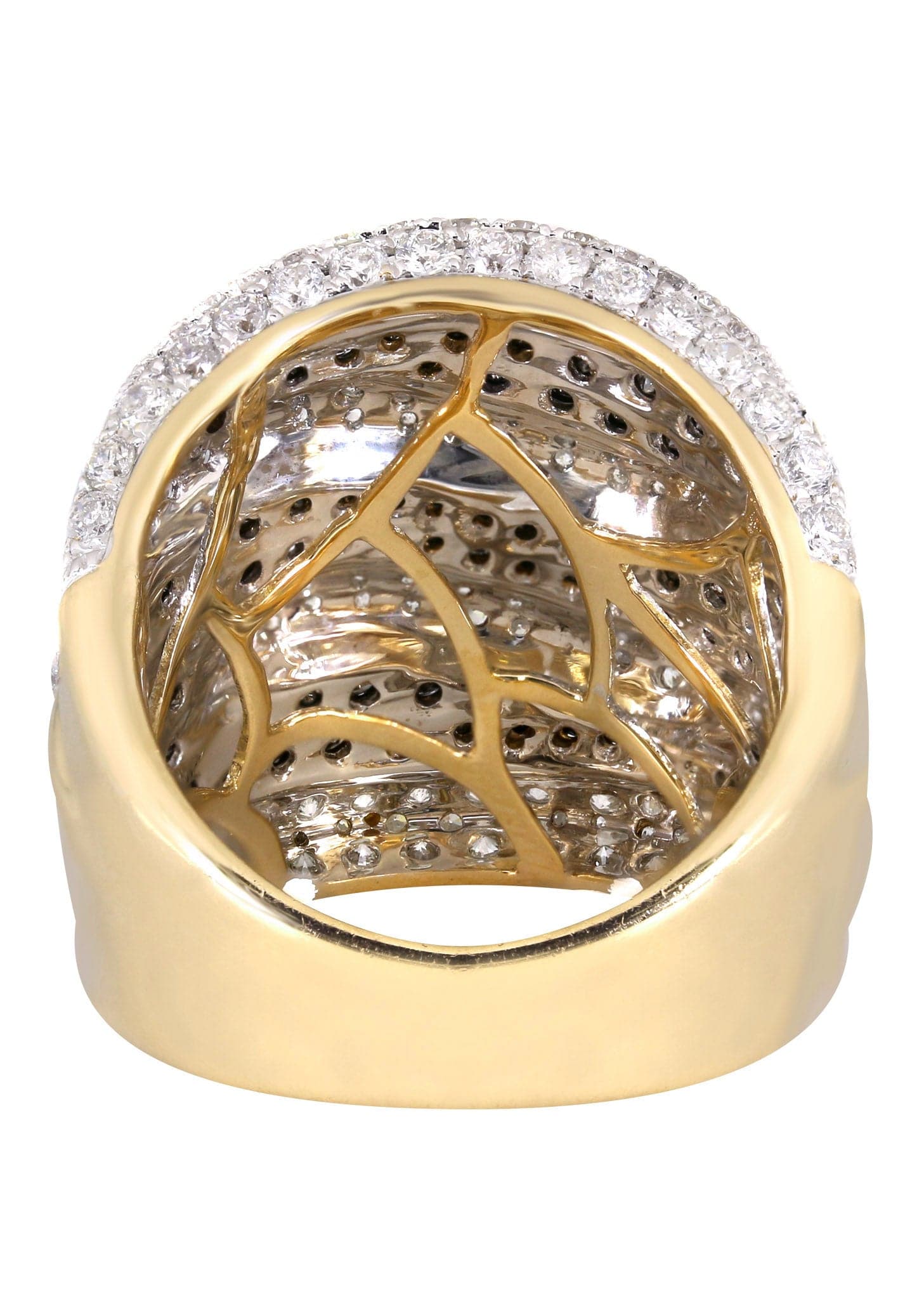 14K Ladies Black Diamond Cocktail Ring | 3.93 Carats | 13.28 Grams - Image 3