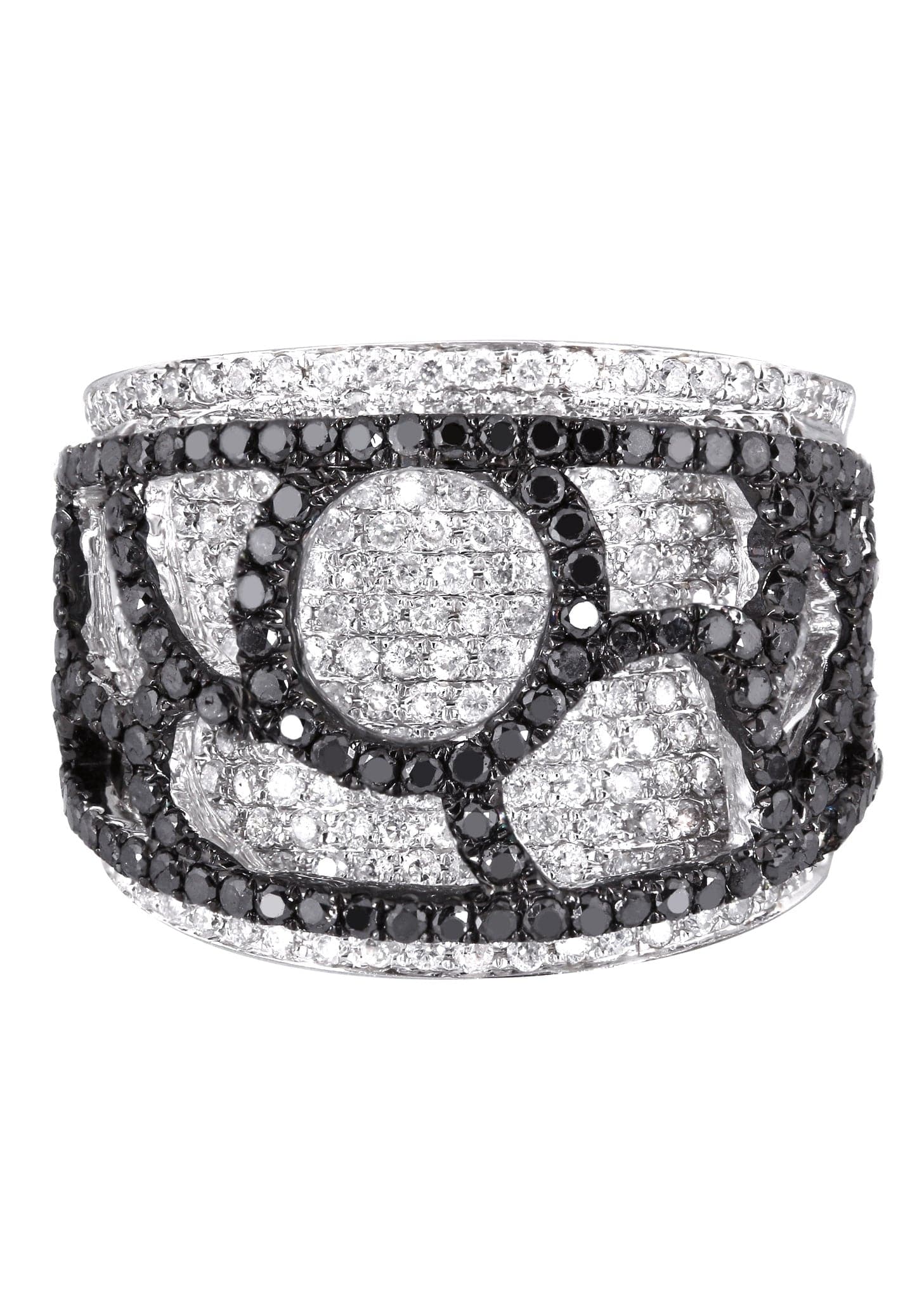 14K Ladies Black Diamond Cocktail Ring | 2.35 Carats | 12.46 Grams