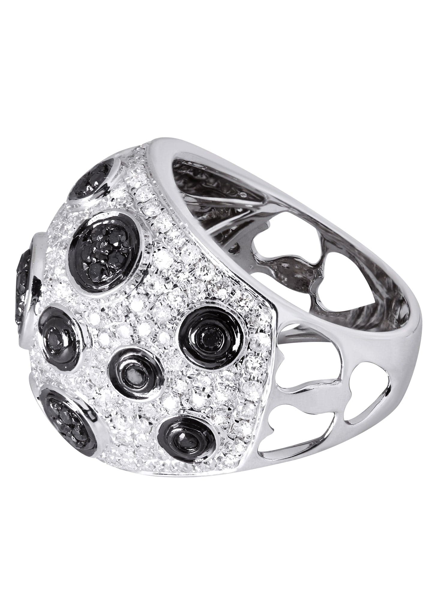 14K Ladies Black Diamond Cocktail Ring | 2.59 Carats | 12.29 Grams - Image 2