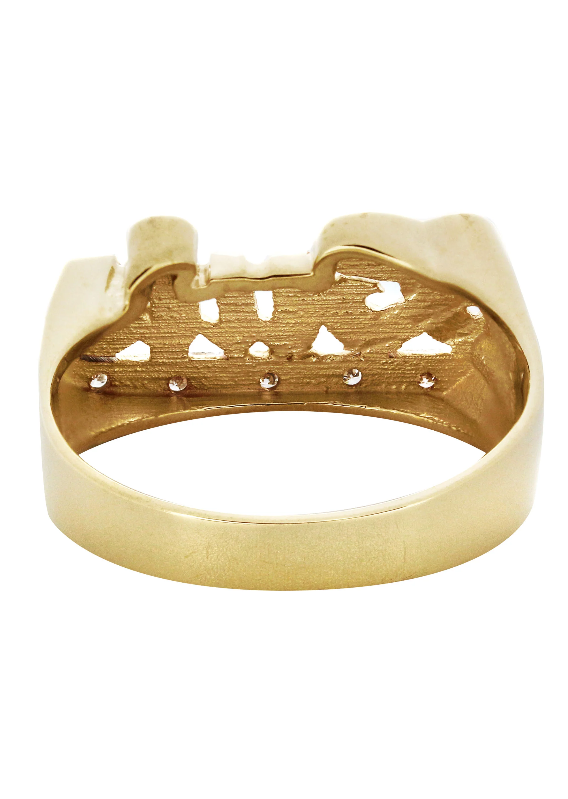 14K Diamond Gold Name Ring | Appx. 5 Grams - Image 3