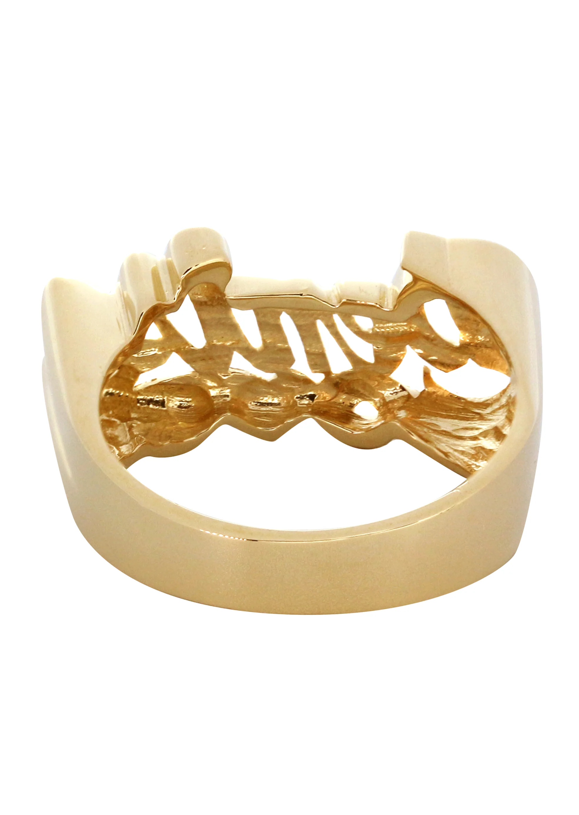 14K Heart Gold Name Ring | Appx. 6 Grams - Image 3