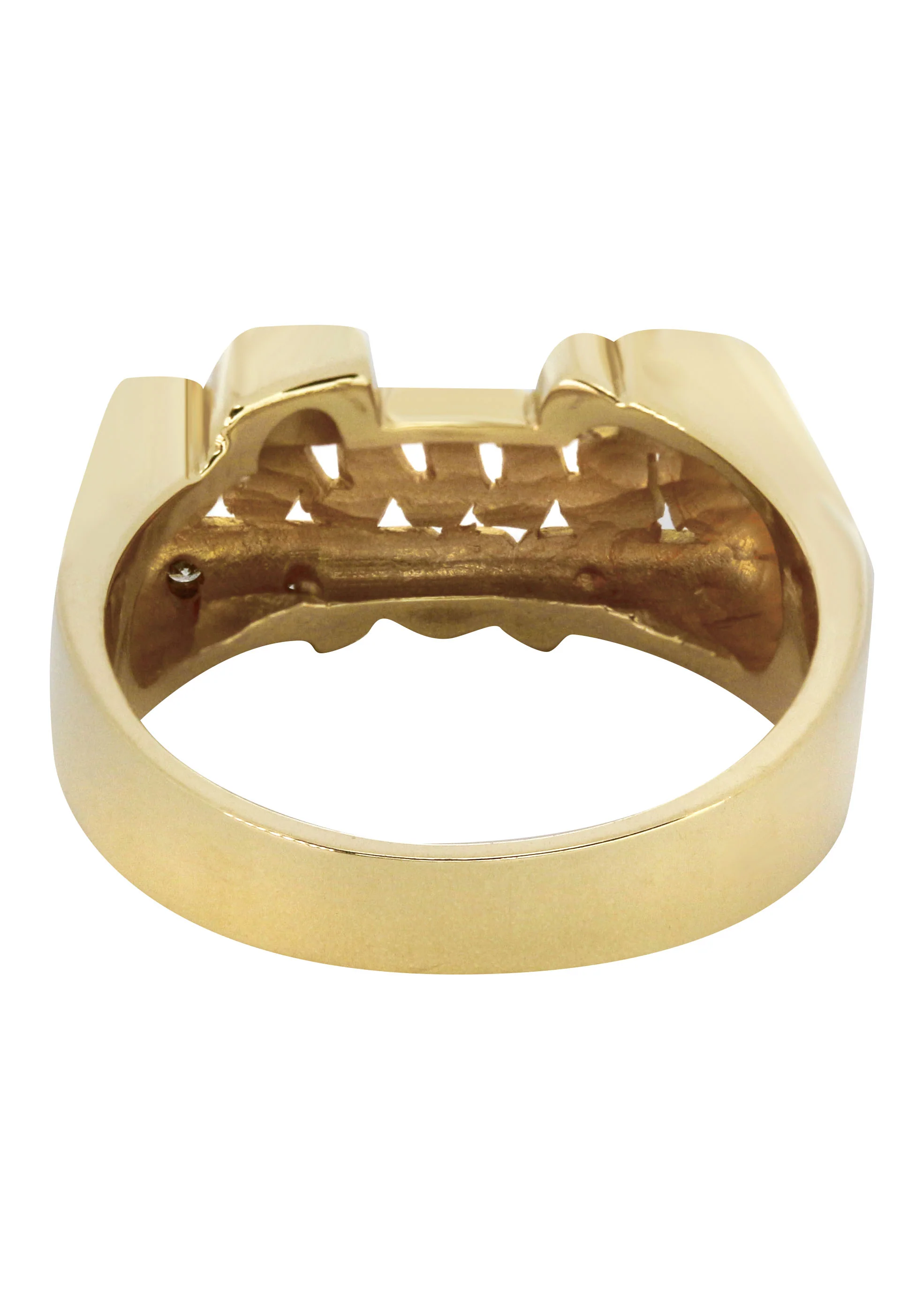 14K Diamond Gold Name Ring | Appx. 5 Grams - Image 3