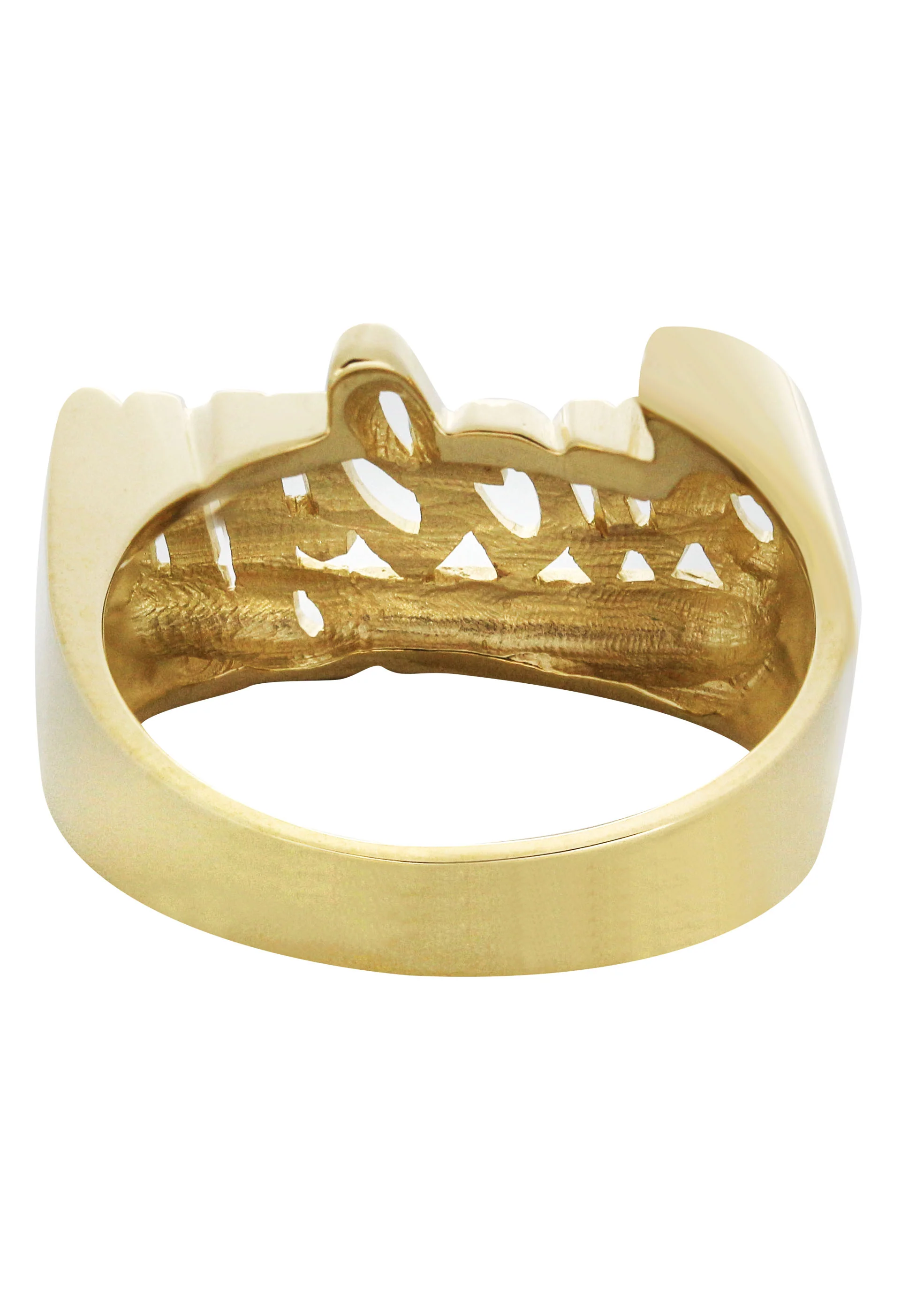 14K Script Gold Name Ring | Appx. 5.8 Grams - Image 3