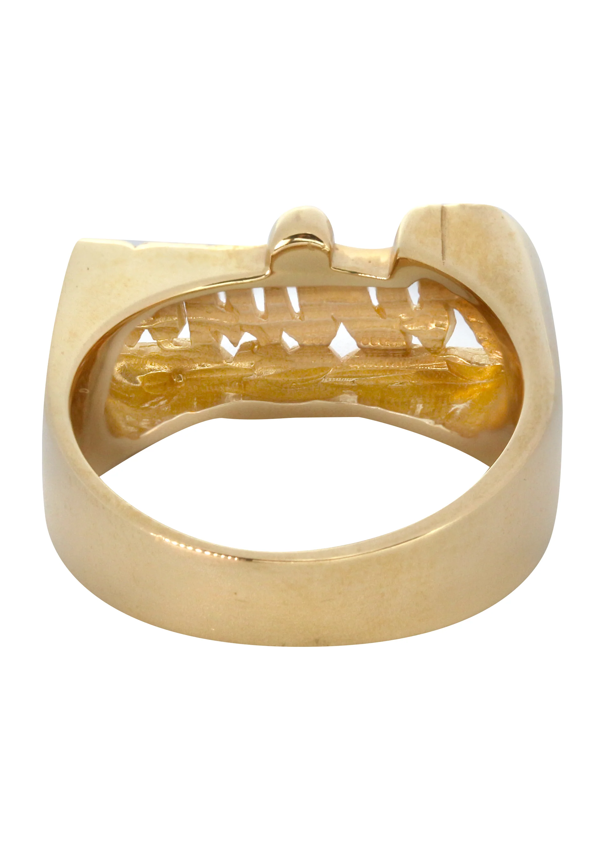 14K Script Gold Name Ring | Appx. 9 Grams - Image 3