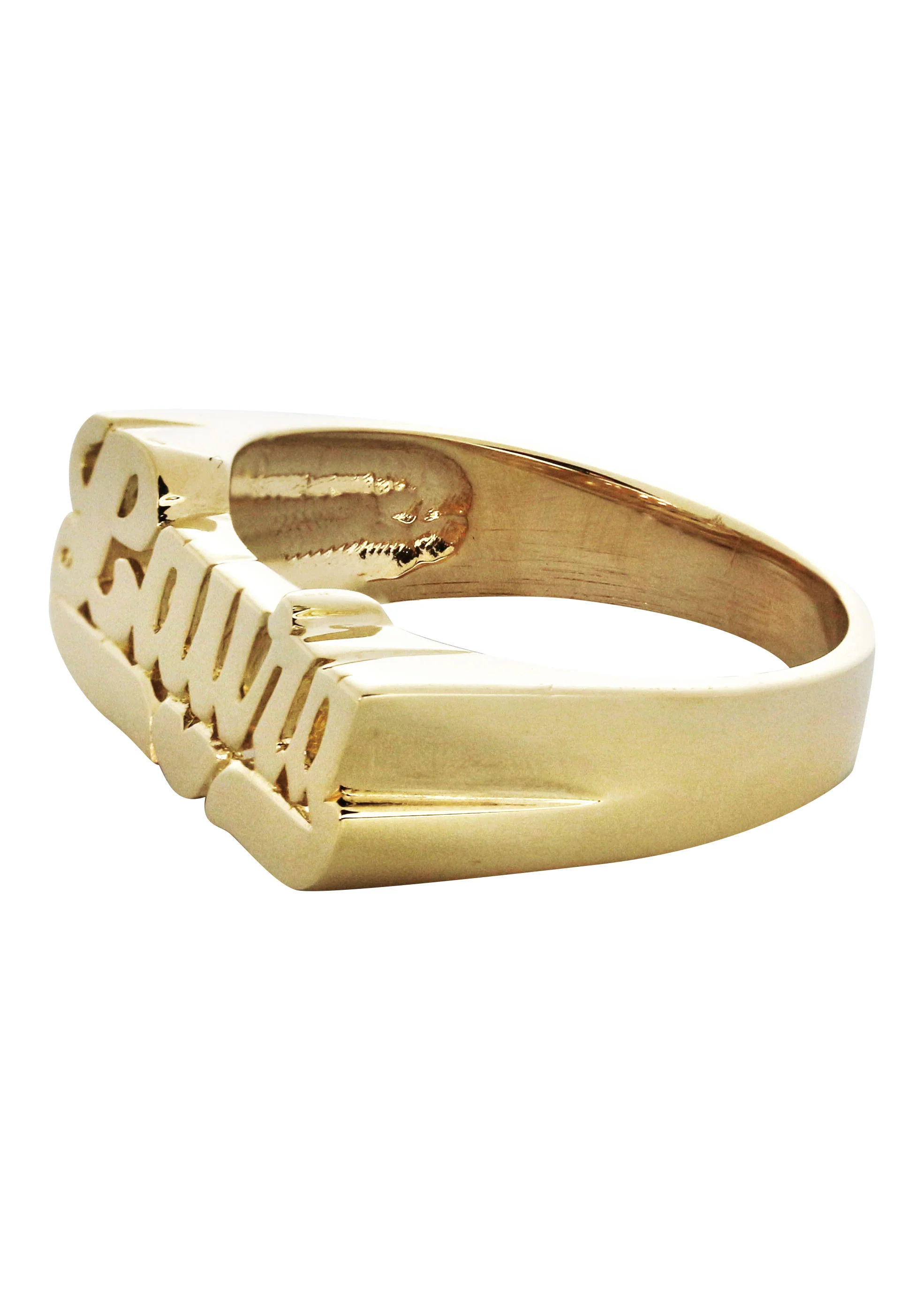 14K Script Gold Name Ring | Appx. 3.8 Grams - Image 2