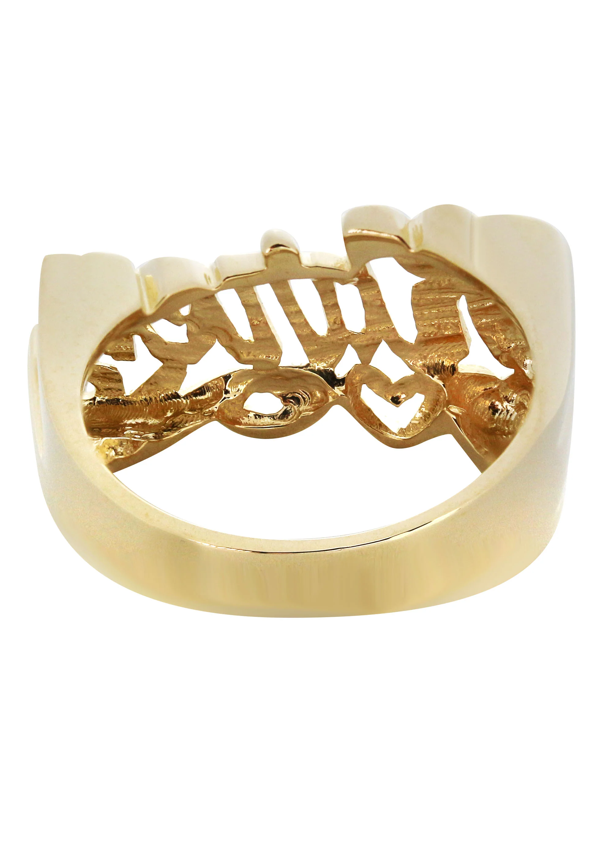 14K Script Gold Name Ring | Appx. 6 Grams - Image 3