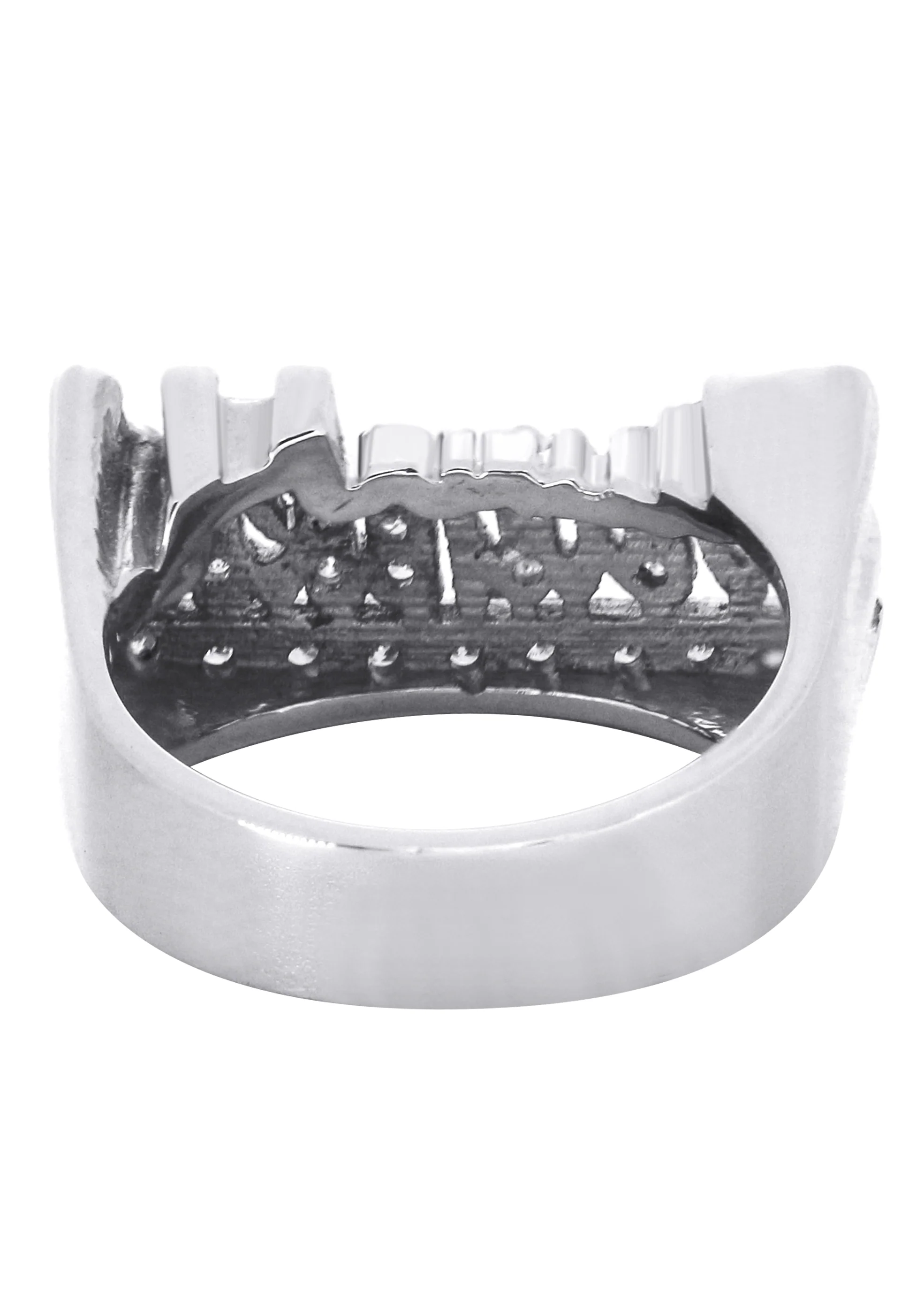 14K White Gold Diamond Name Ring | Appx. 7 Grams - Image 3