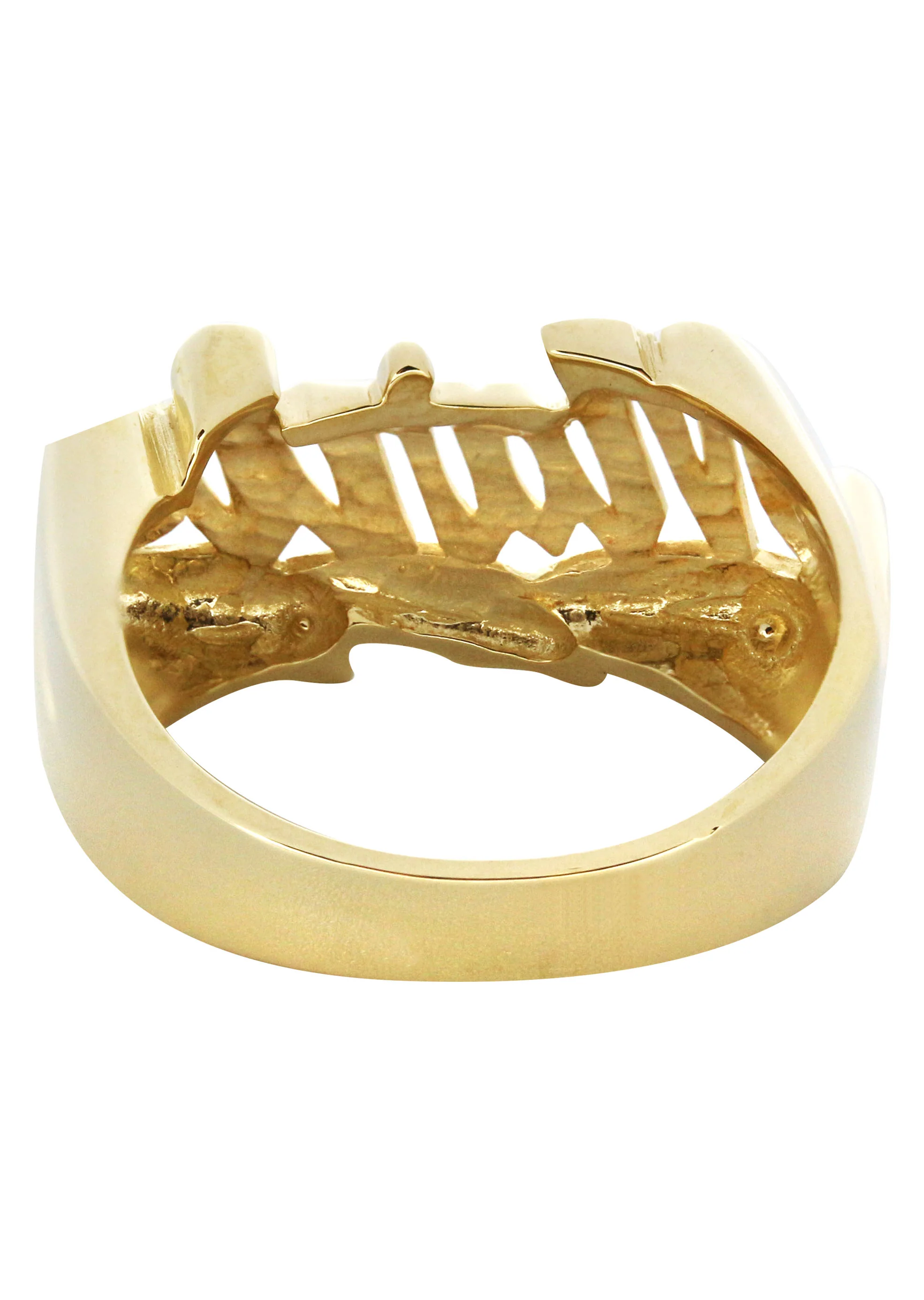 14K Cursive Gold Name Ring | Appx. 5.2 Grams - Image 3