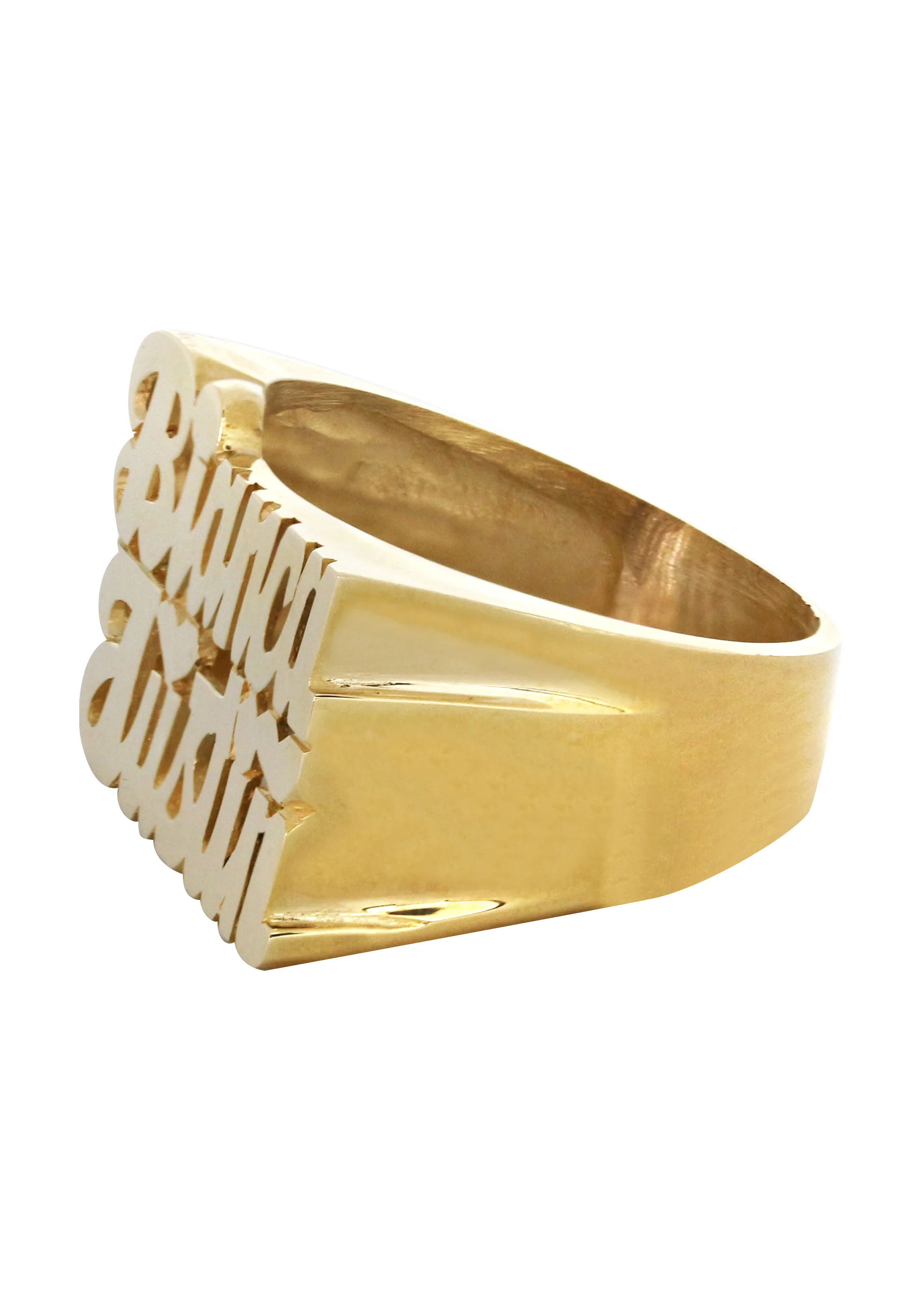 14K Couples Gold Name Ring | Appx. 7.2 Grams - Image 2