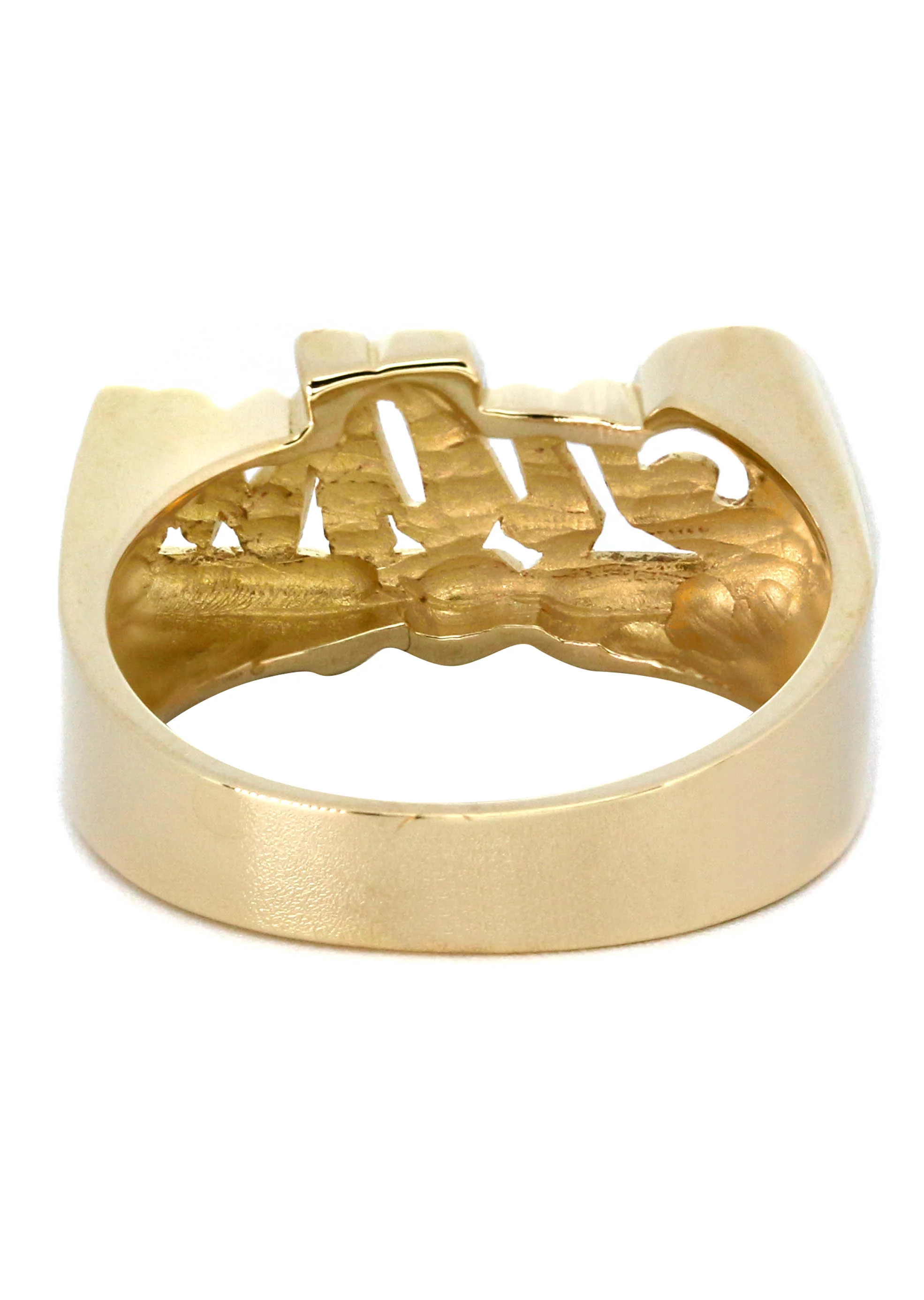 14K Script Gold Name Ring | Appx. 5.6 Grams - Image 3