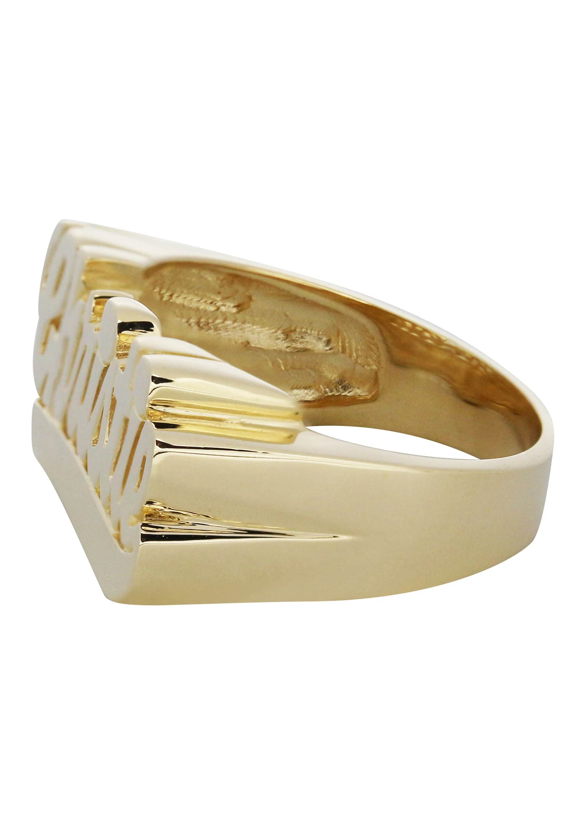14K Cursive Gold Name Ring | Appx. 4.5 Grams - Image 2