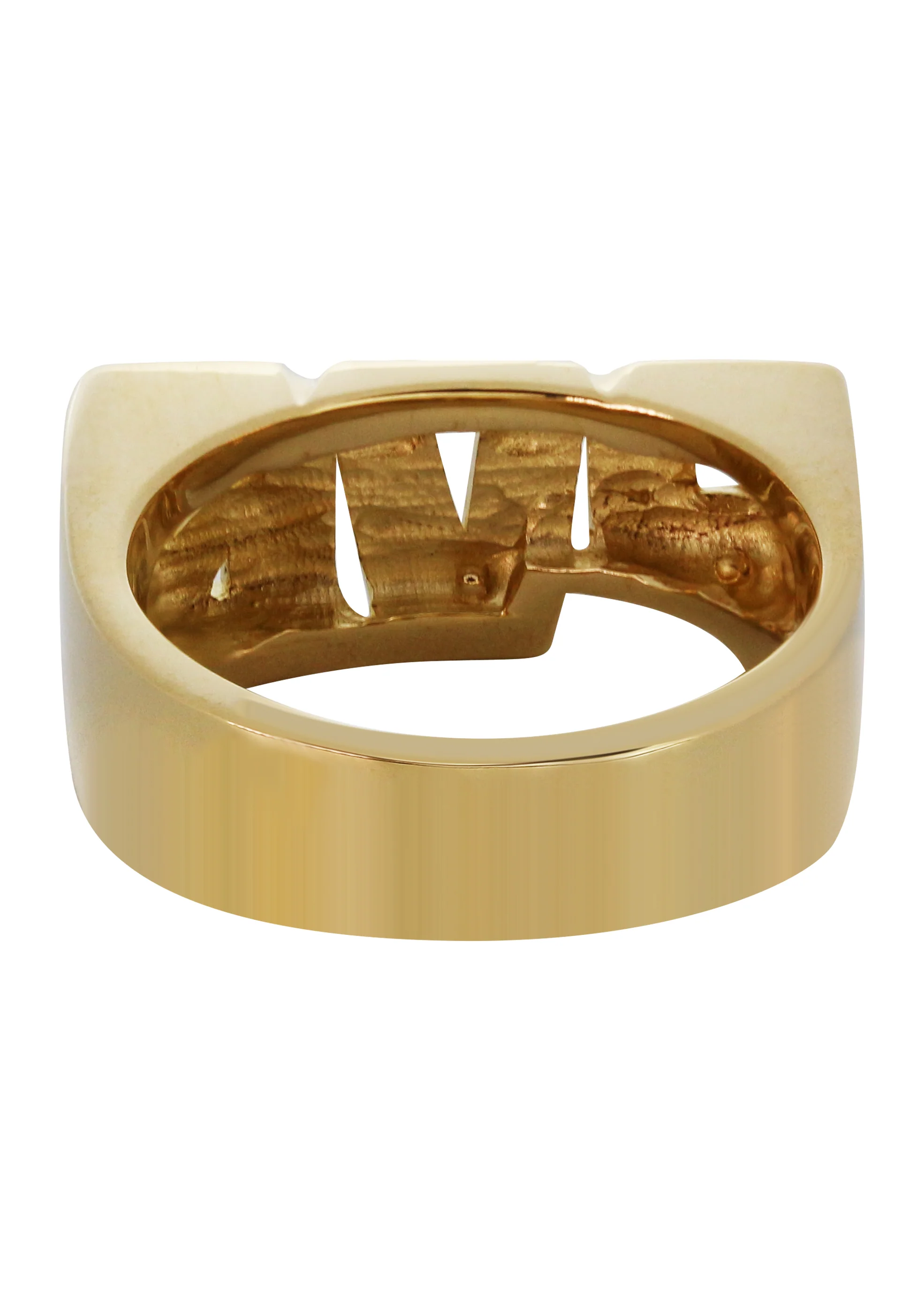 14K Gold Initials Name Ring | Style #101 - Image 3
